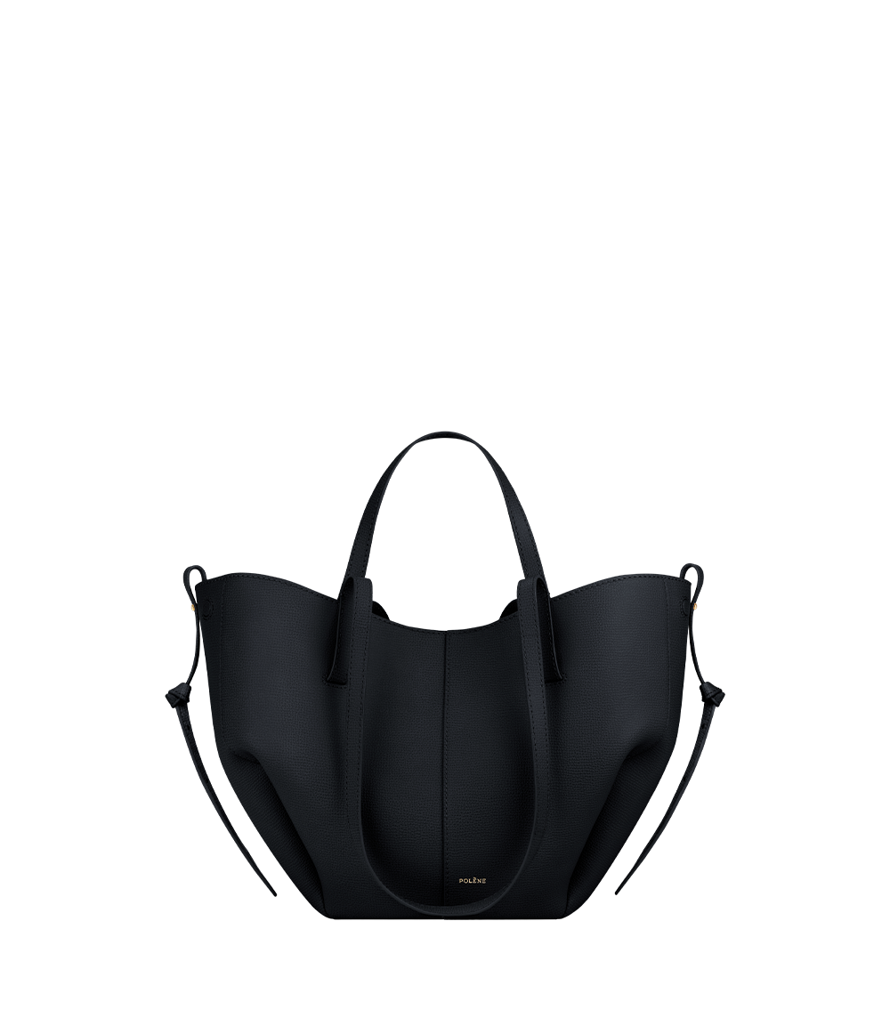 Polène | Bag - Cyme Mini - Textured Deep Blue – Polène EU