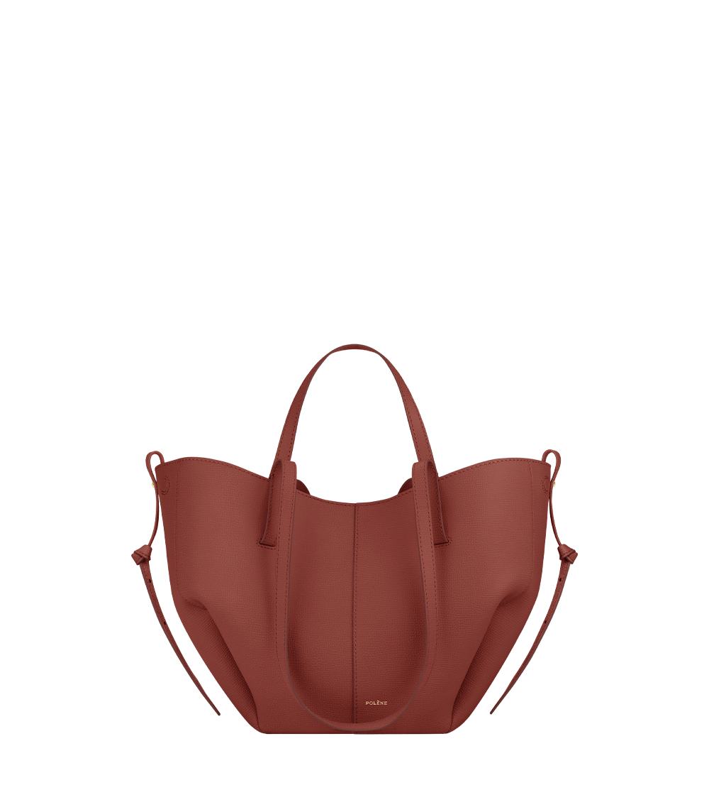 Polène | Bag - Cyme Mini - Textured Terracotta – Polène EU