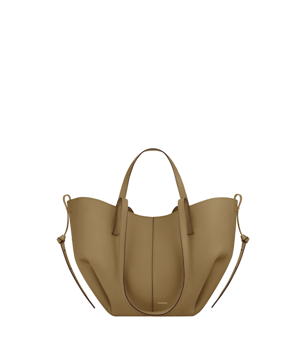 Polène | Bag - Cyme Mini - Textured Smoky Olive – Polène EU