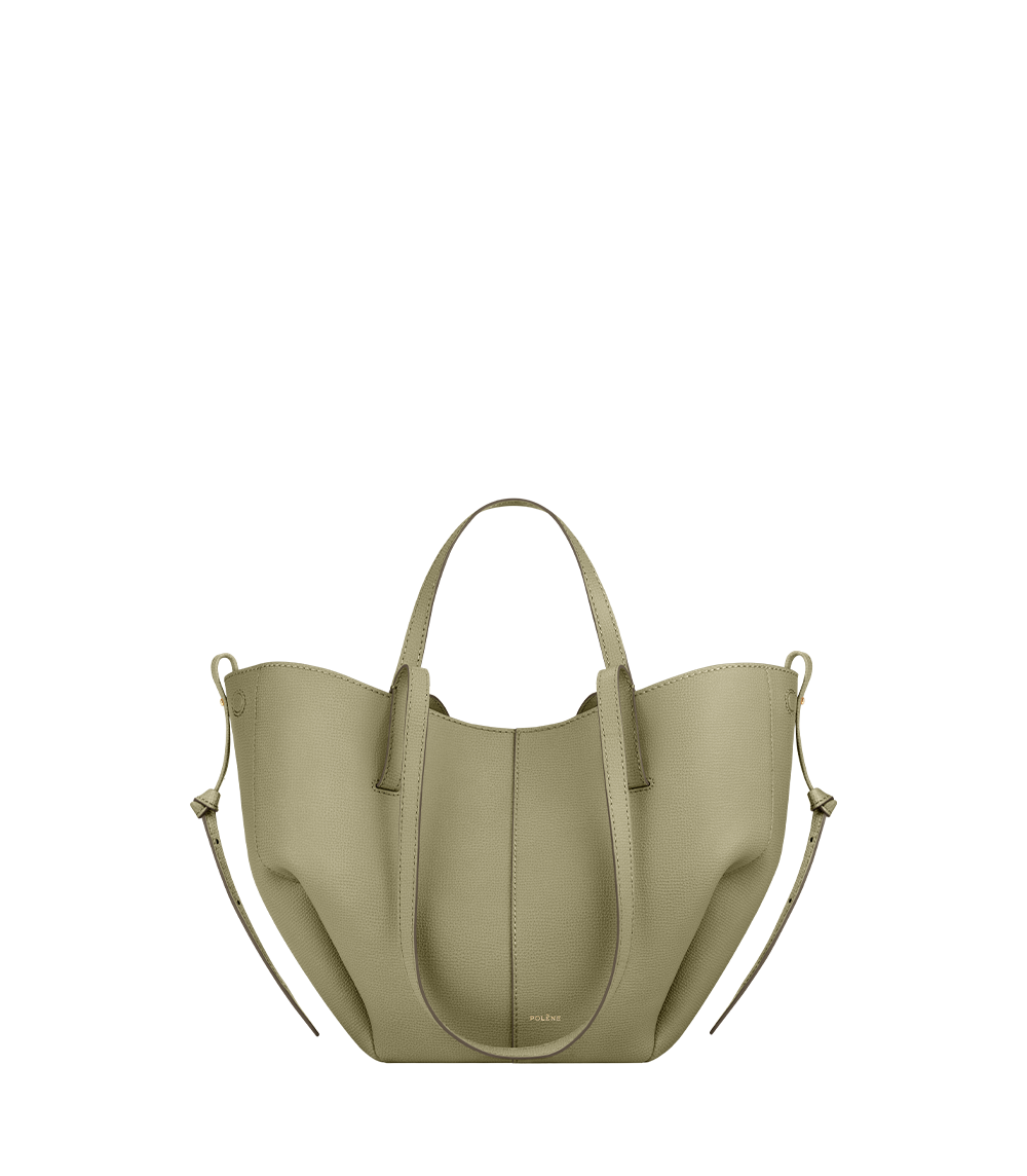 Polène | Bag - Cyme Mini - Textured Linden – Polène EU