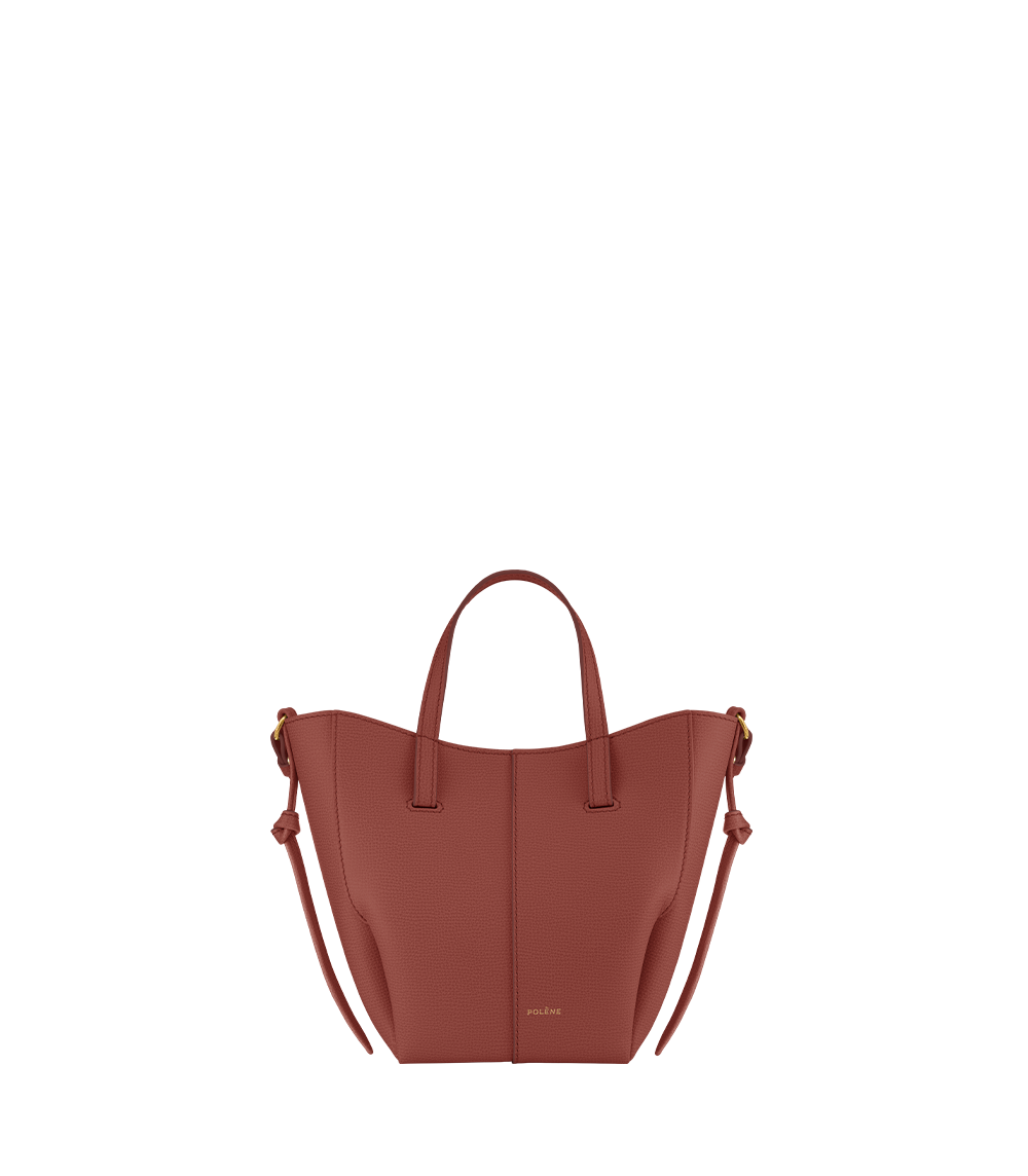 Polène | Bag - Cyme Tote Nano - Textured Terracotta – Polène EU Polène | Bag - Cyme Tote Nano - Textured Terracotta – Polène EU