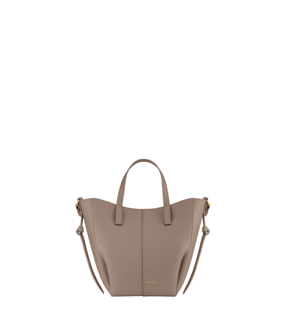 POLÈNE CYME トープ Polène | Bag - Cyme Tote Nano - Textured Taupe – Polène EU