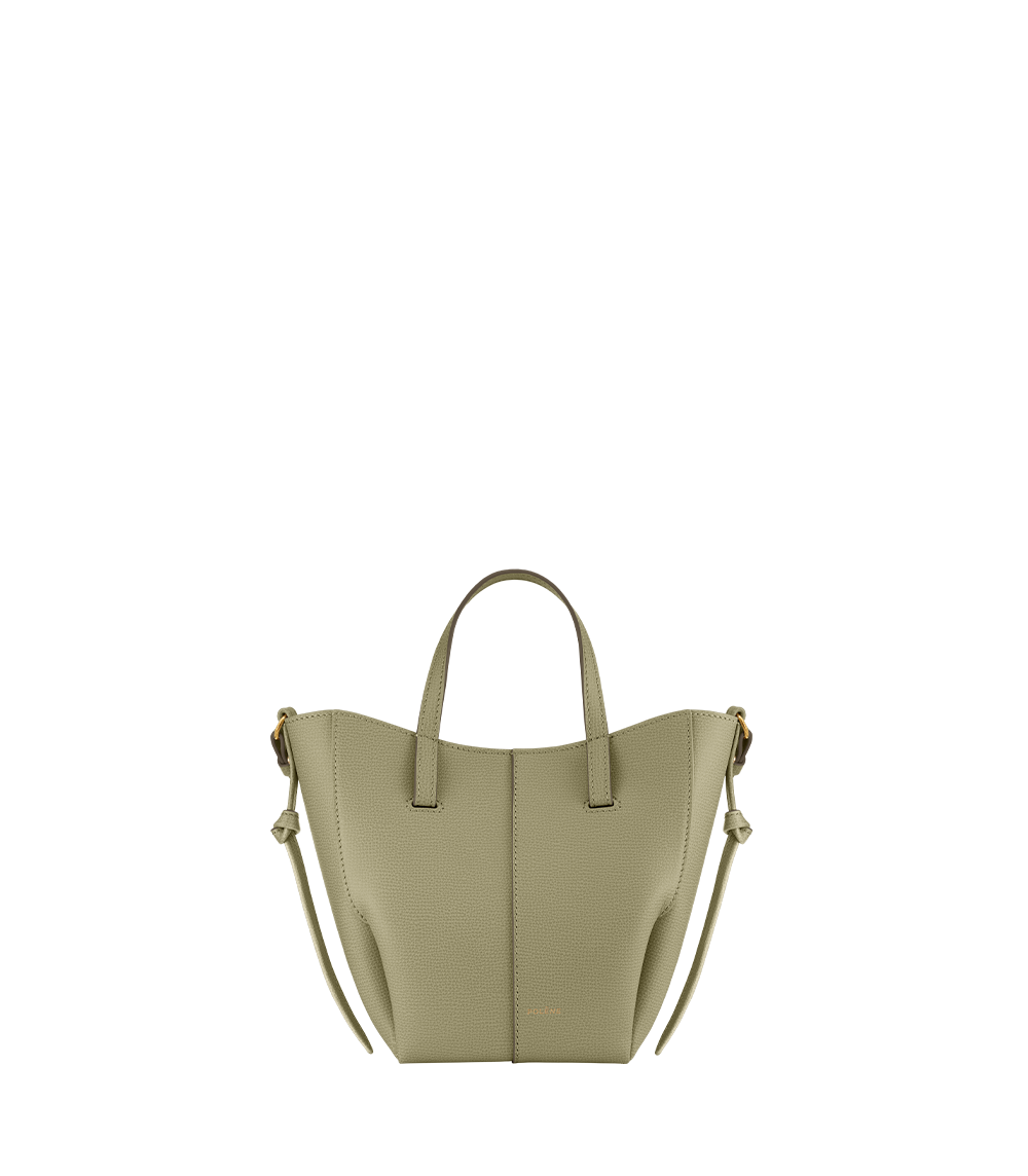 Polène | Bag - Cyme Tote Nano - Textured Linden – Polène EU