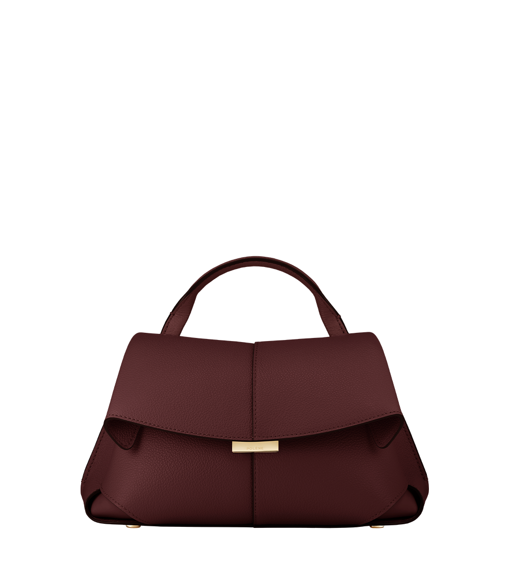 Polène | Bag - Mokki Mini - Textured Black Cherry – Polène EU Polène | Bag - Mokki Mini - Textured Black Cherry – Polène EU