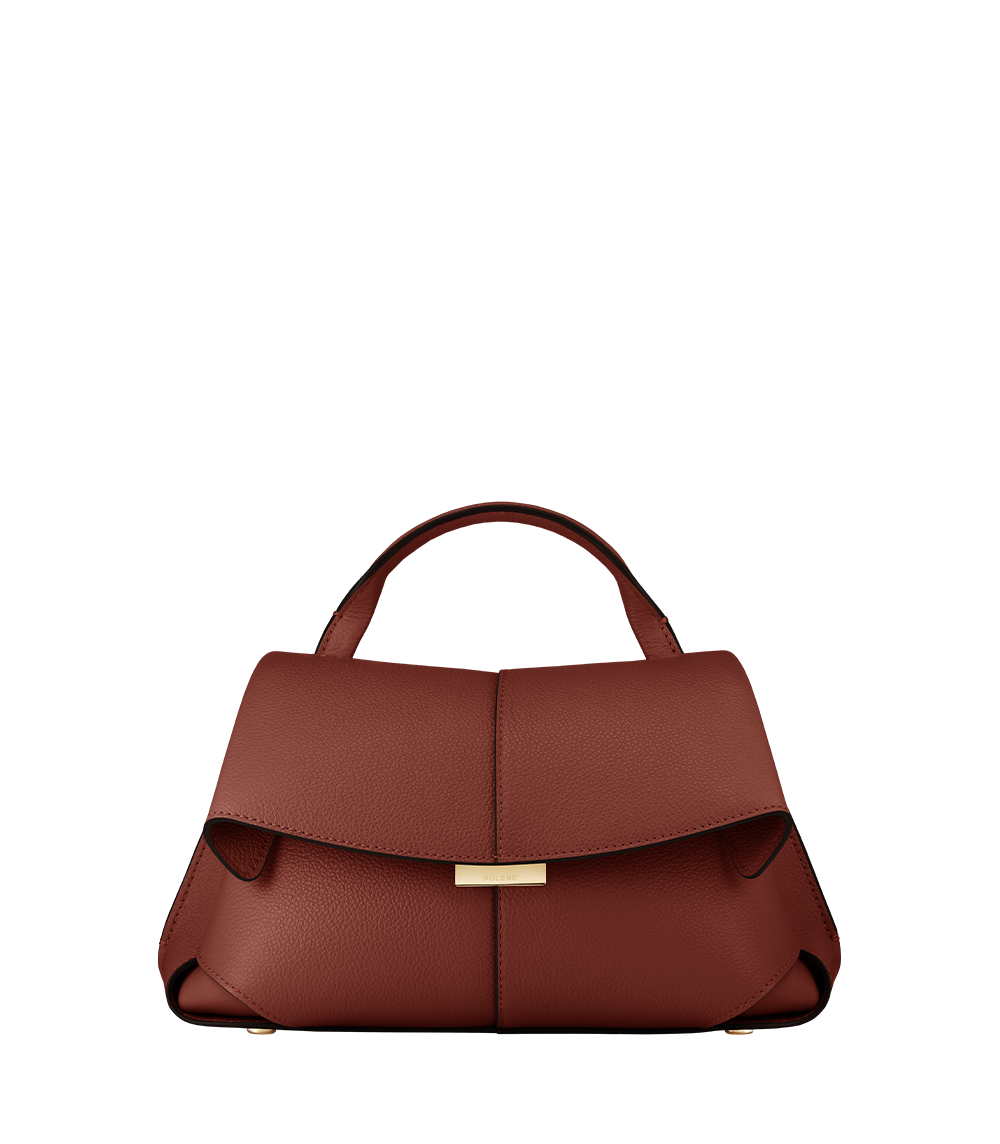 Polène | Bag - Mokki Mini - Textured Red Clay – Polène EU Polène | Bag - Mokki Mini - Textured Red Clay – Polène EU