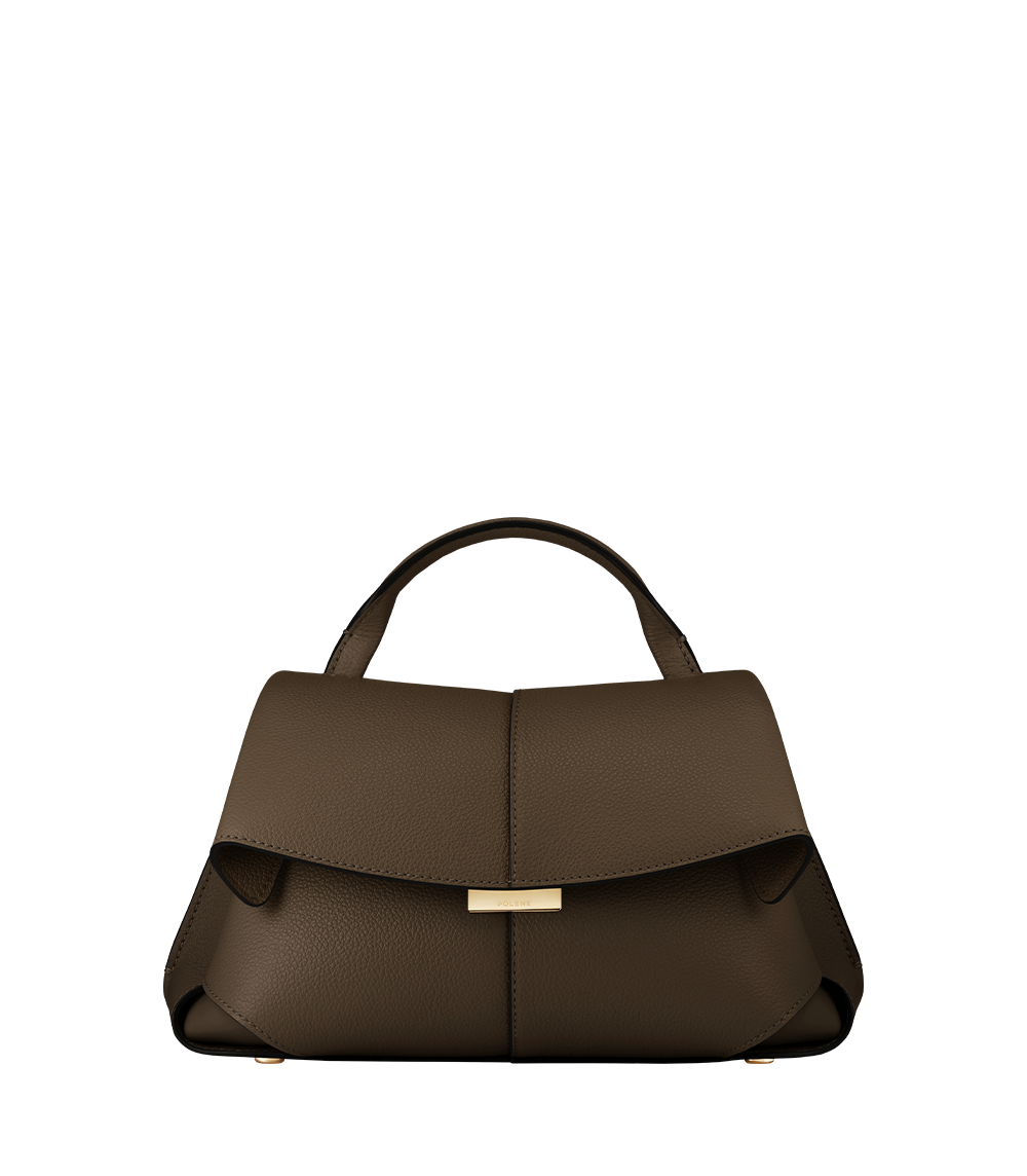 Polène | Bag - Mokki Mini - Textured Candied Chestnut – Polène EU