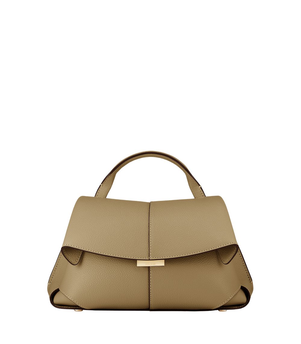 Polène | Bag - Mokki Mini - Textured Smoky Olive – Polène EU