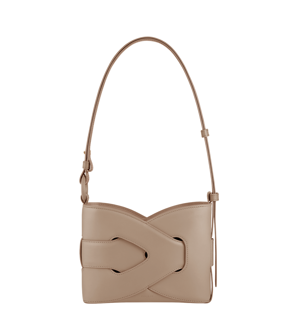 Polène | Bag - Nodde - Smooth Taupe – Polène EU Polène | Bag - Nodde - Smooth Taupe – Polène EU