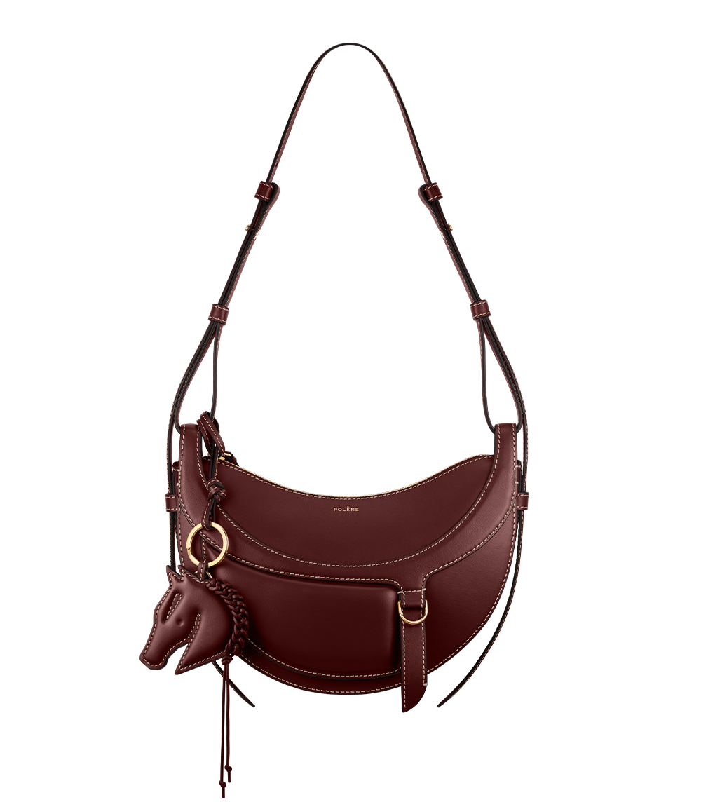 Polène I Bag - Numéro Dix - Galop Black Cherry – Polène EU