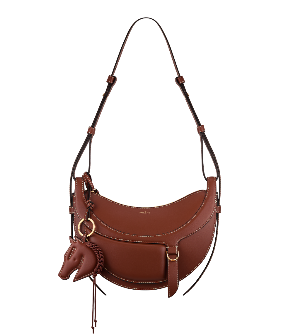 Polène I Bag - Numéro Dix - Galop Cognac – Polène EU