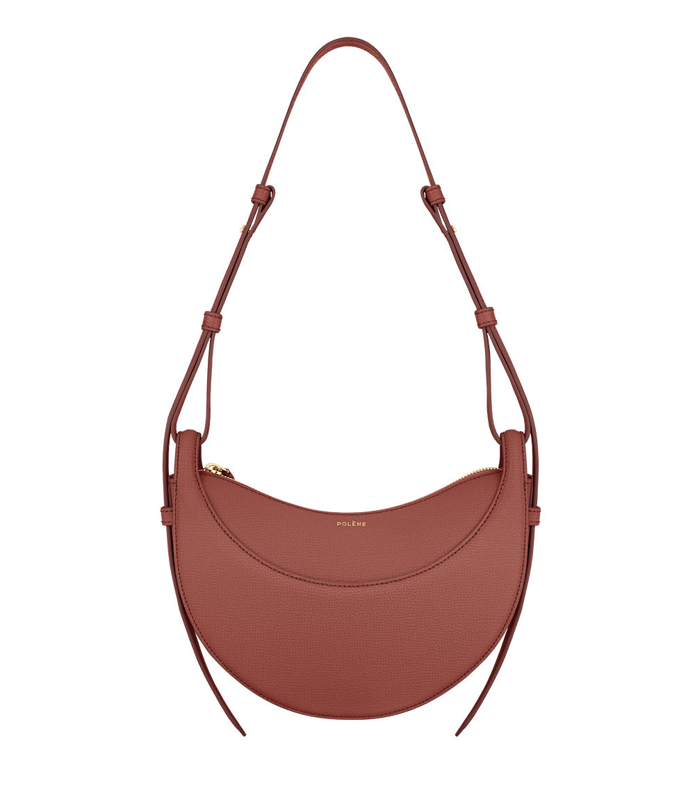 Polène | Bag - Numéro Dix - Textured Terracotta – Polène EU