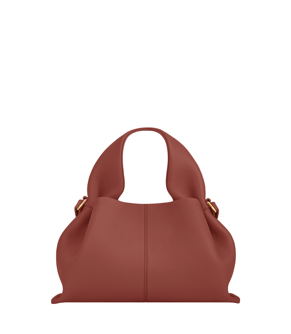 Polène | Bag - Numéro Neuf Mini - Textured Terracotta – Polène EU
