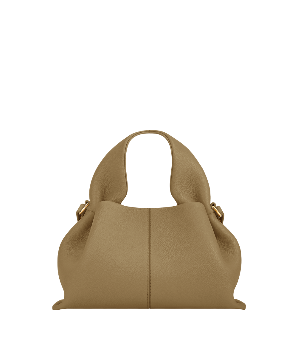 Polène | Bag - Numéro Neuf Mini - Textured Smoky Olive – Polène EU