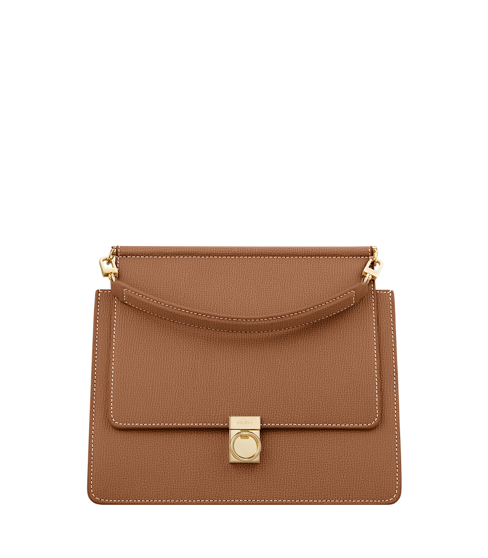 Camel Sac Polene Numero Polène Bag Numéro Sept Textured