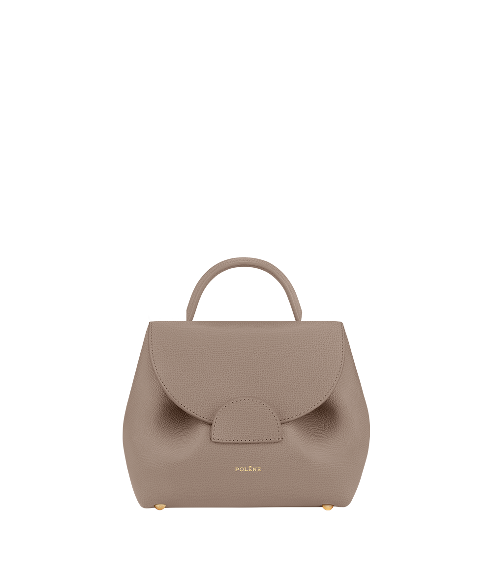 Polène | Bag - Numéro Un Nano - Textured Taupe – Polène EU Polène | Bag - Numéro Un Nano - Textured Taupe – Polène EU
