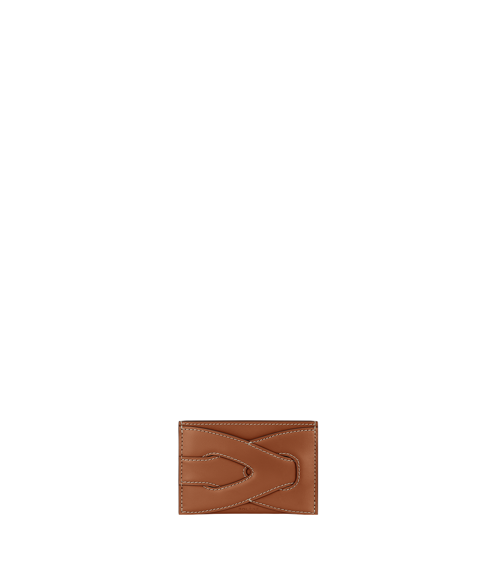 Polène | Card Holder - Nodde - Cognac – Polène EU