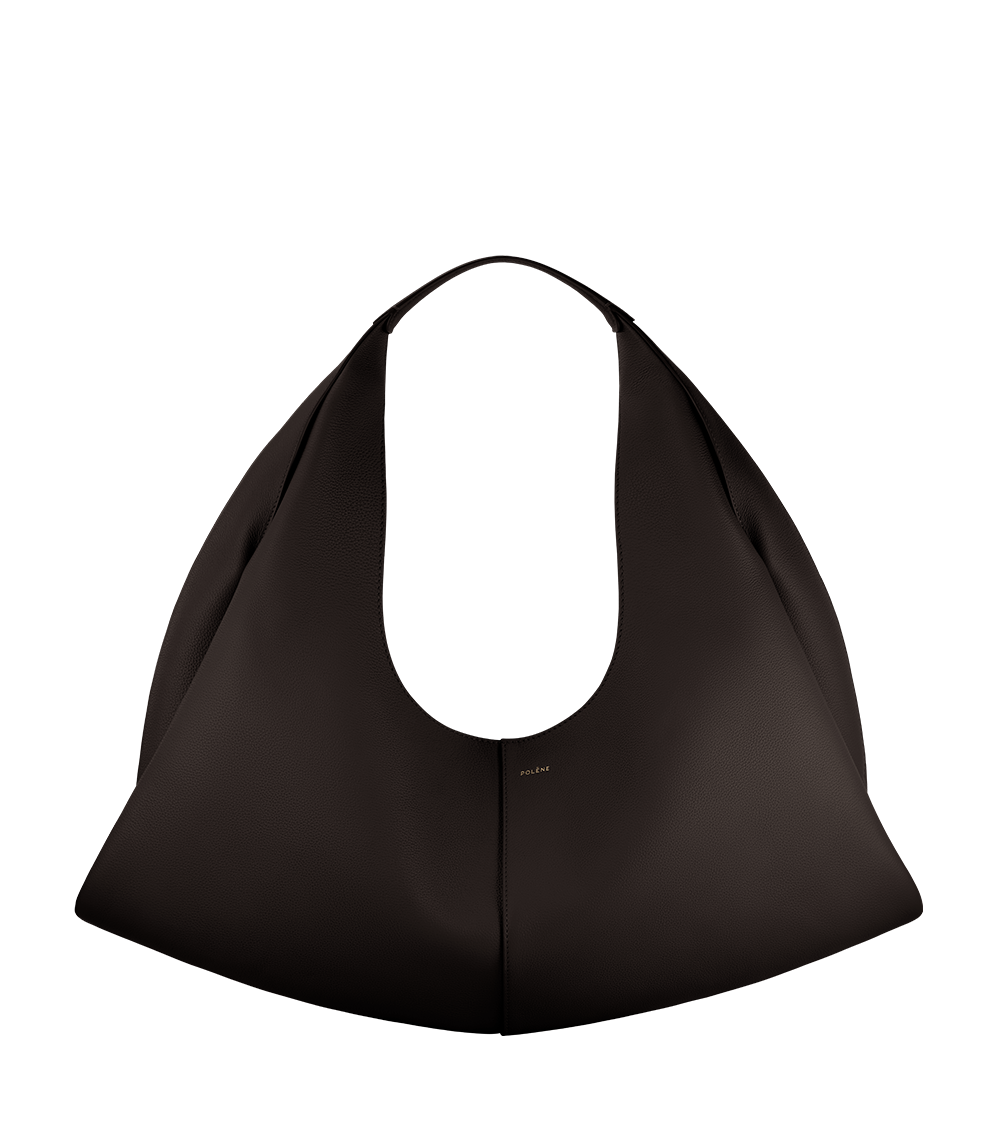 Polène | Bag - Shuldo - Textured Ebony – Polène EU