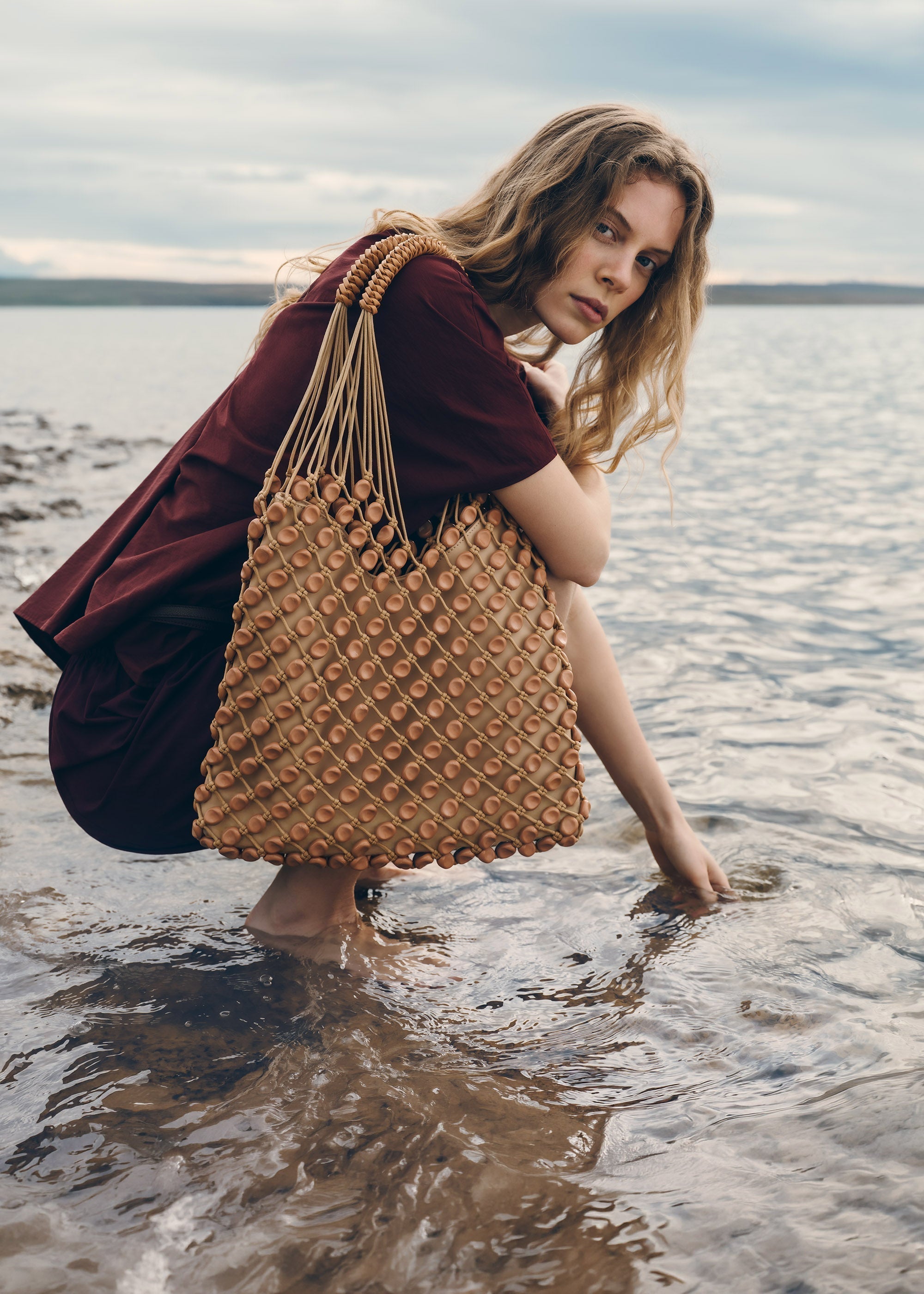 Polène | Bag - Neyu - Smooth Taupe – Polène EU