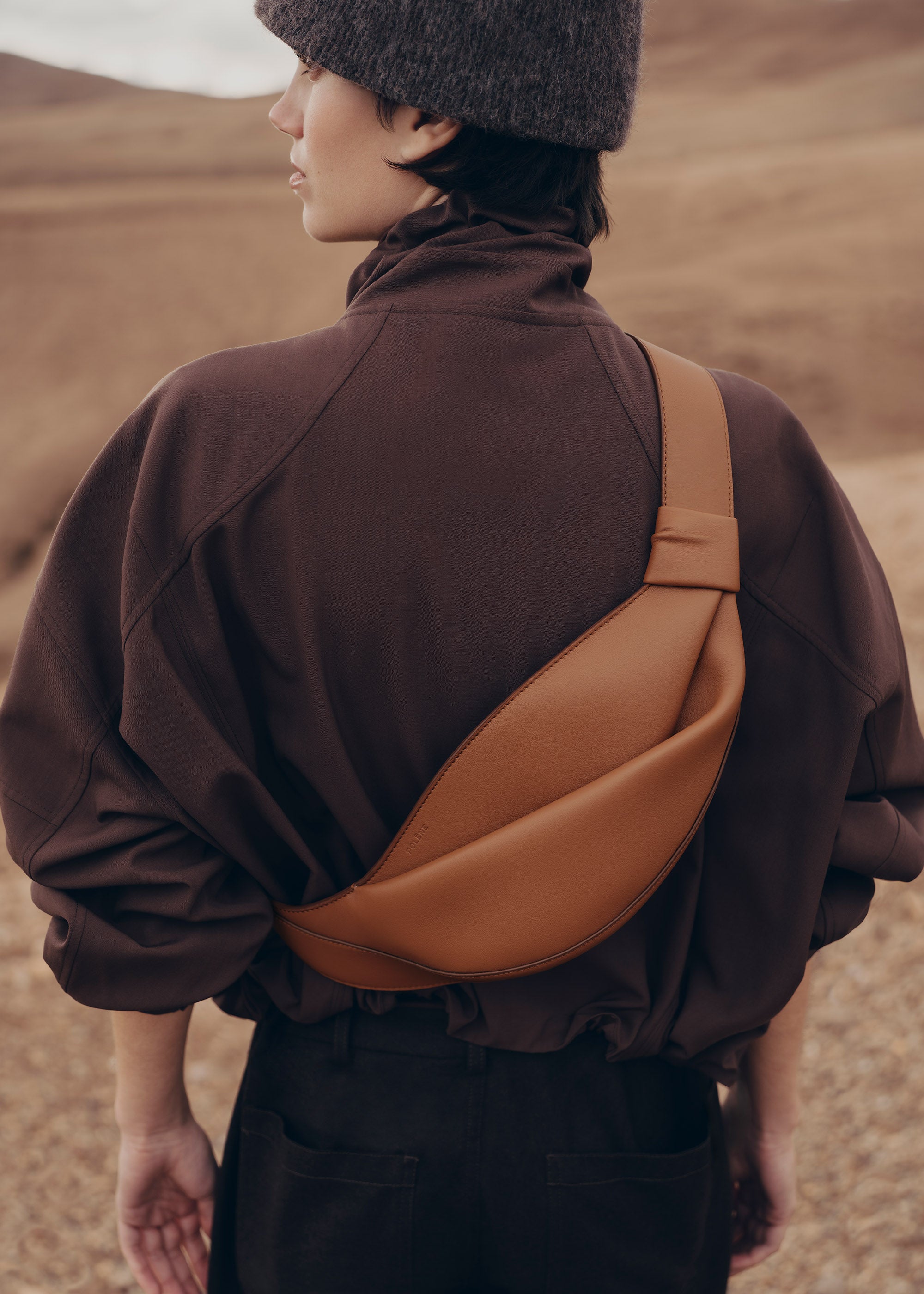 Polène | Bag - Neyu - Smooth Taupe – Polène EU