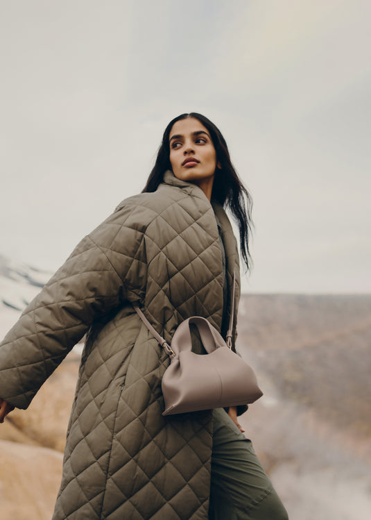 Numéro Neuf Mini Textured Taupe Polène