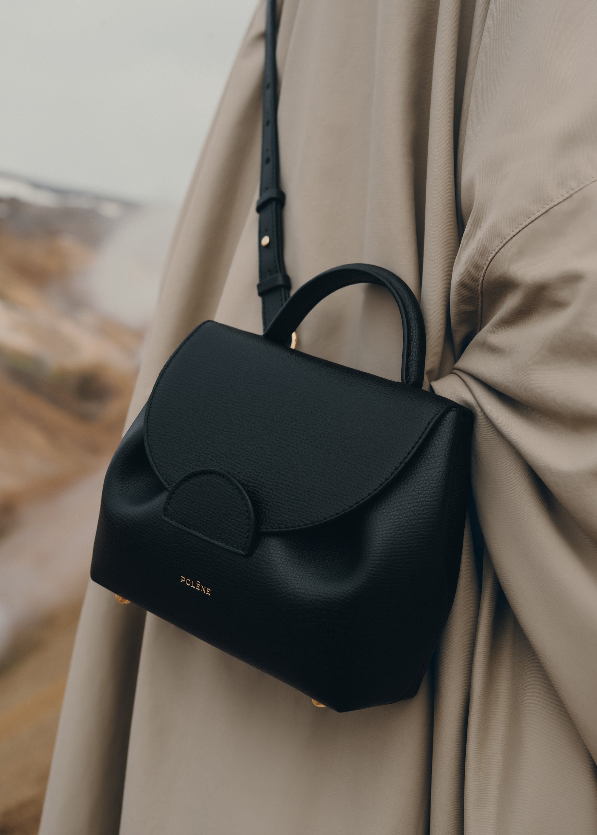 Polène | Bag - Numéro Un Nano - Textured Black