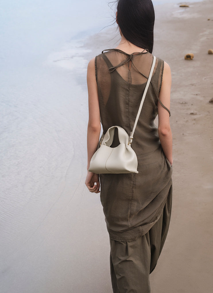 ゆ*ー様 ☆早い者勝ち☆POLÈNE　Nodde ショルダーバッグ チョークスム Polène | Bag - Nodde Seau - Cognac – Polène EU