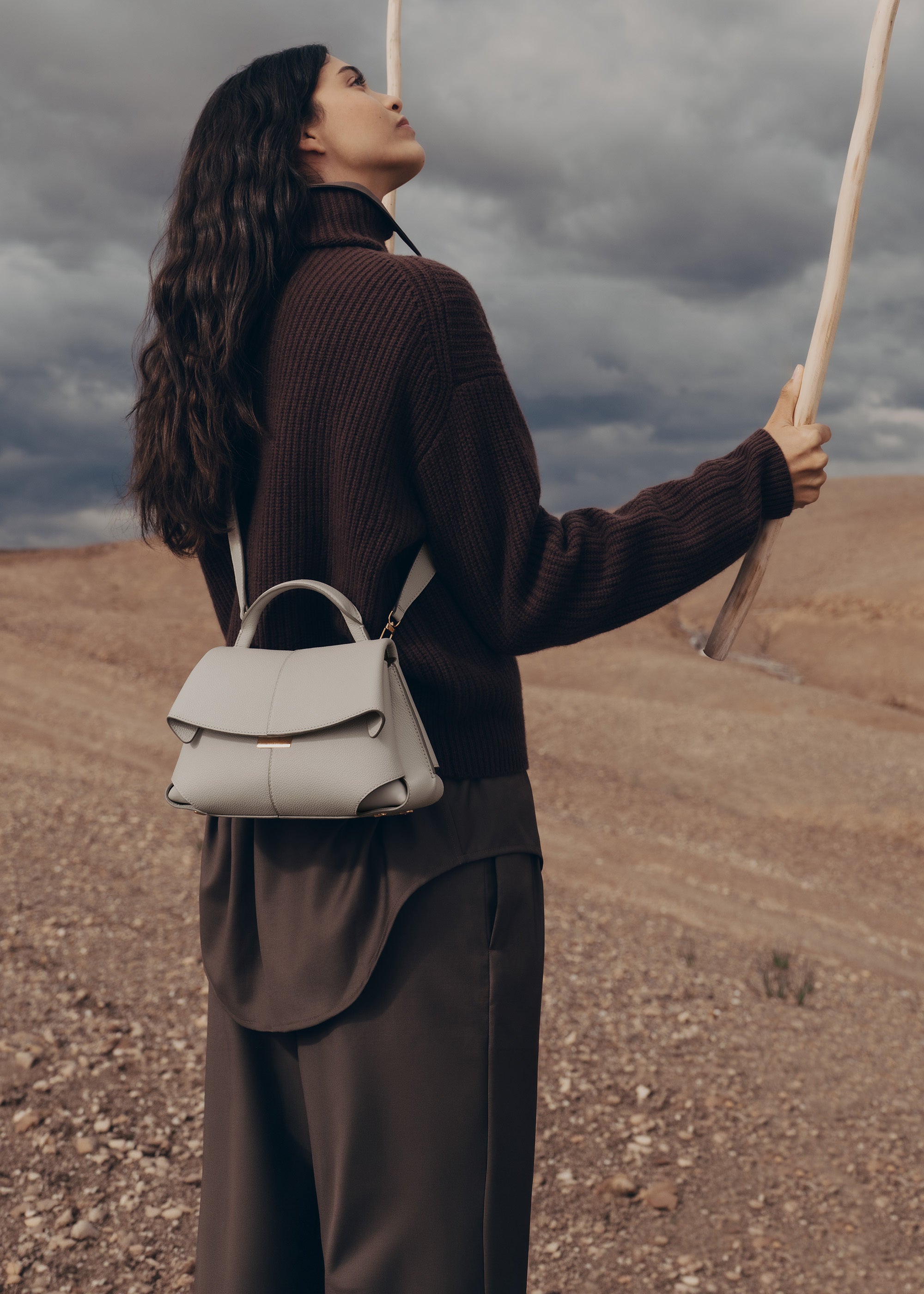ビッグポニー M Polène | Bag - Mokki Mini - Textured Terracotta – Polène US