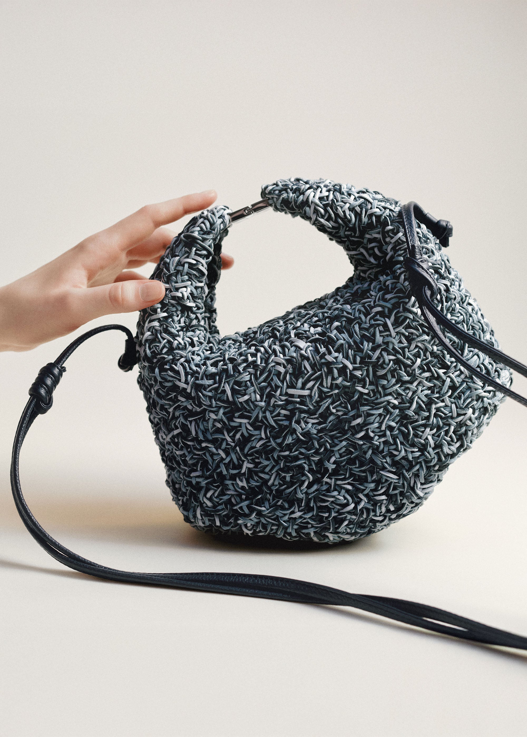 Polène | Bag - Béri - Rizom Navy – Polène EU