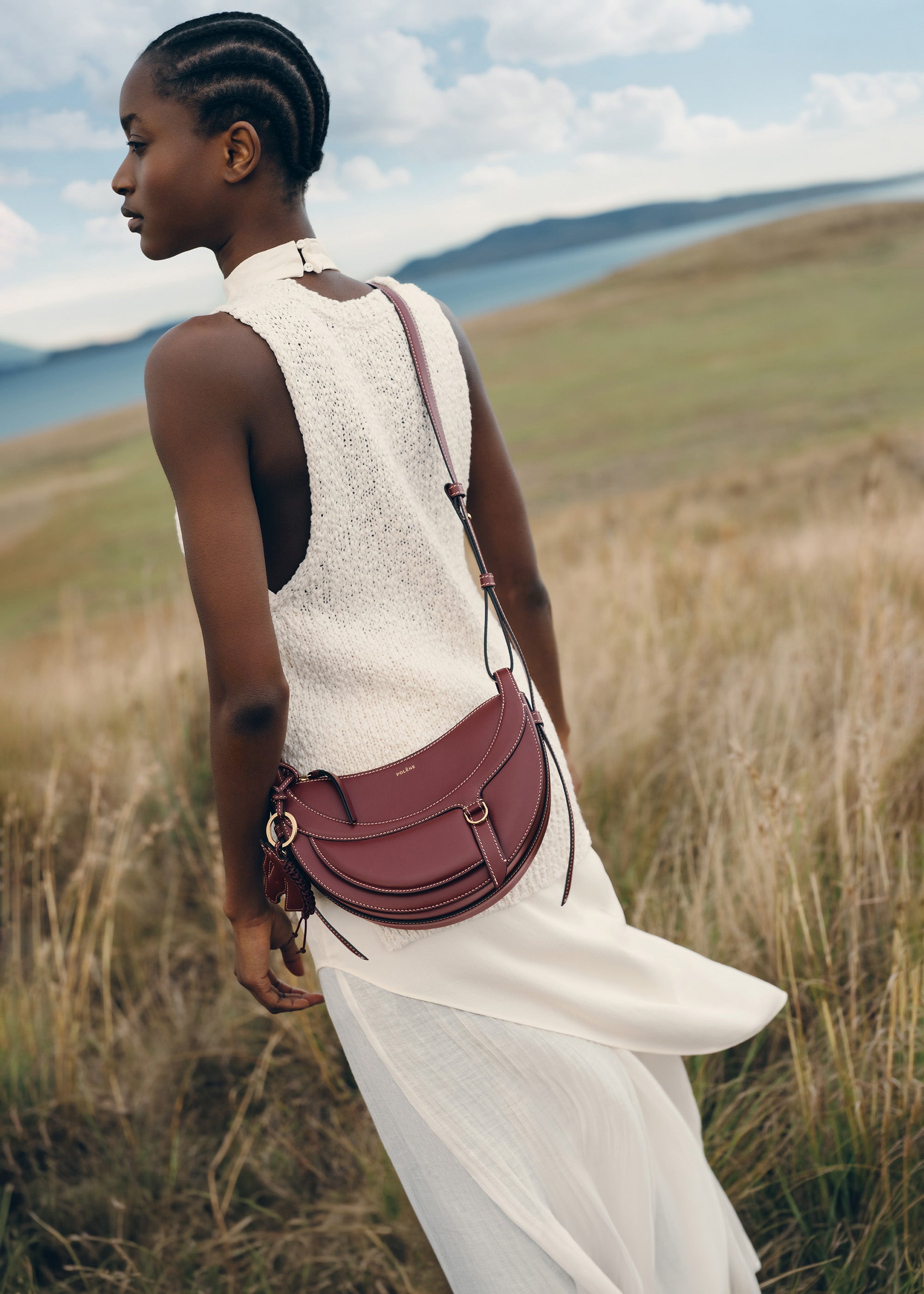 Polène I Bag - Numéro Dix - Galop Black Cherry – Polène EU