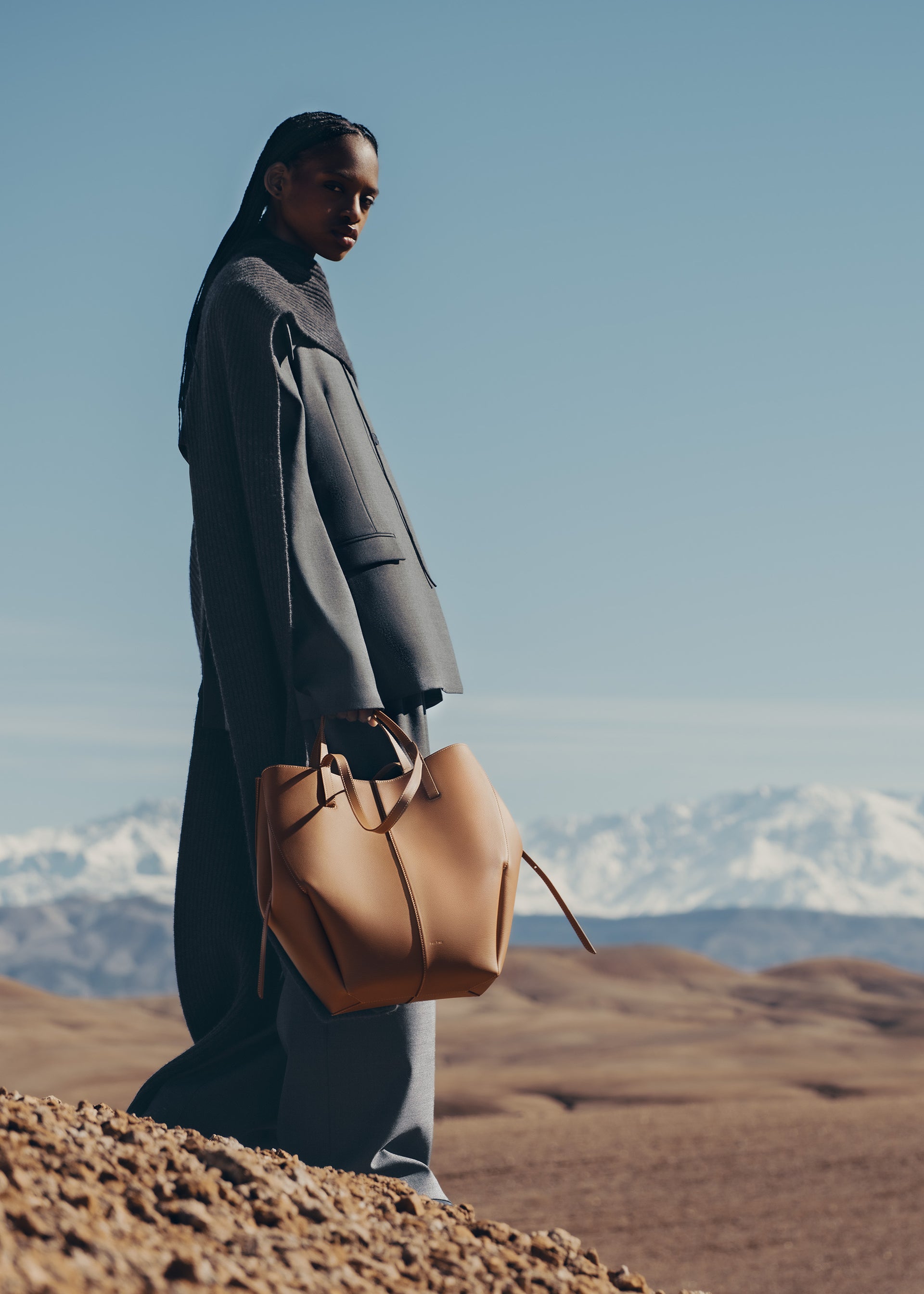 Cyme Tote - Textured Camel