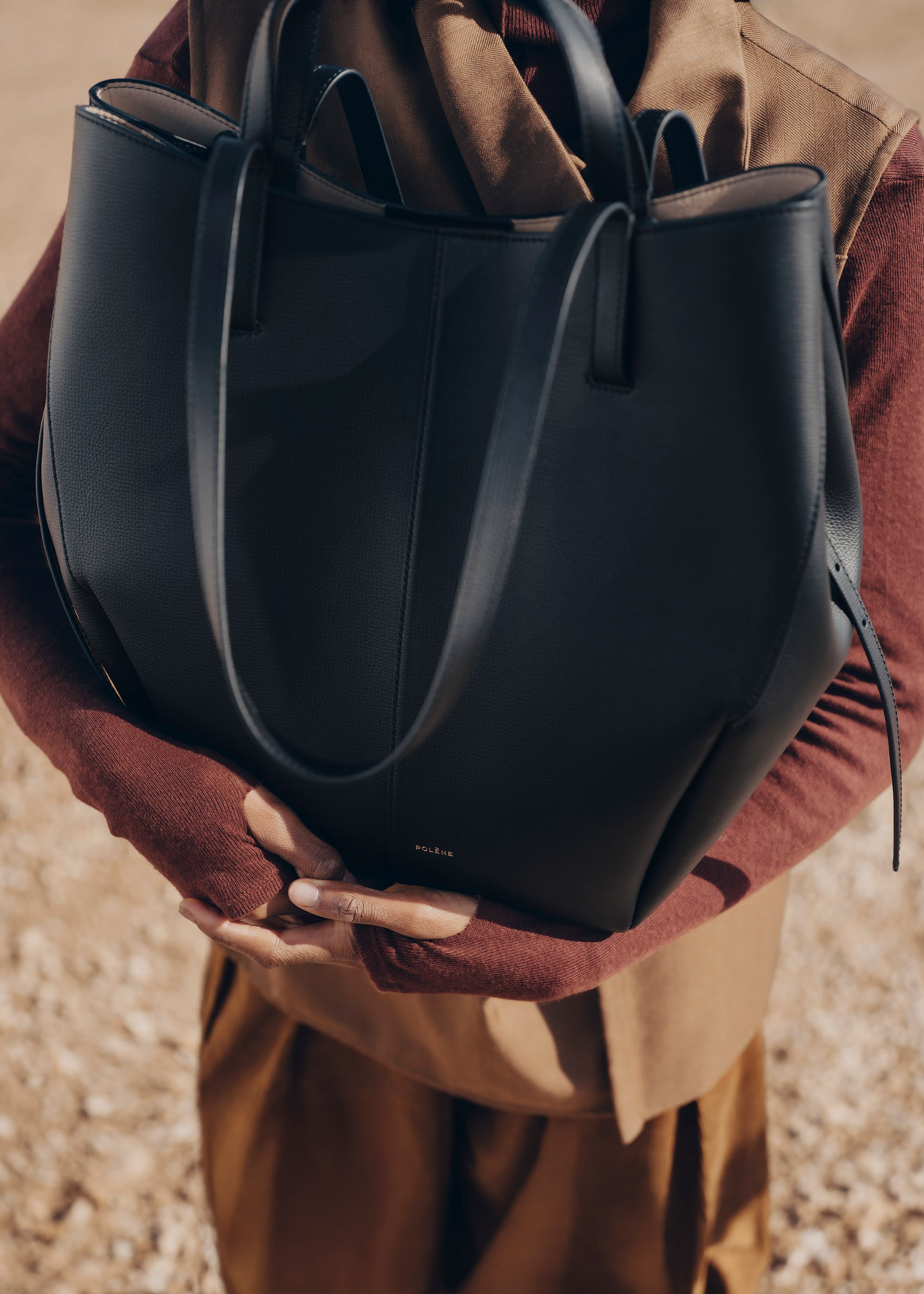 Cyme Tote - Textured Black