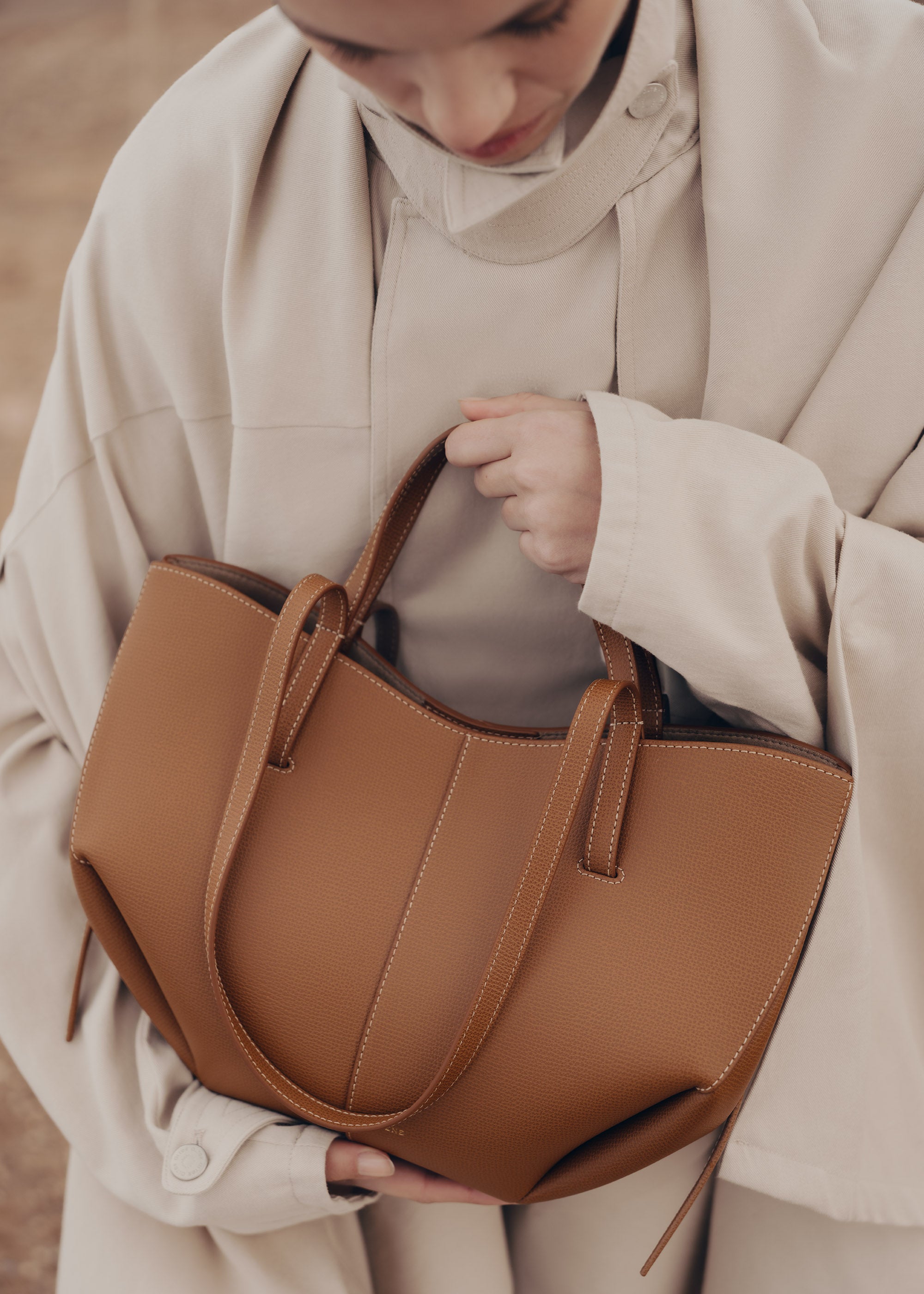 Polène | Bag - Cyme Mini - Textured Camel – Polène EU Polène | Bag - Cyme Mini - Textured Camel – Polène EU