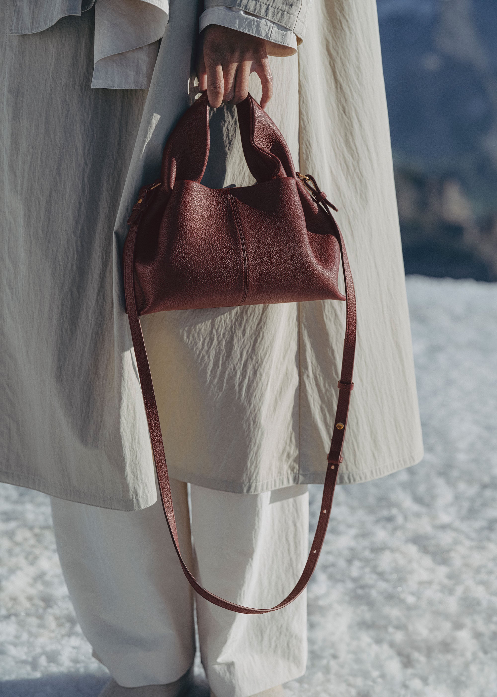 【美品】POLENE Numéro Neuf Polène | Bag - Numéro Neuf - Textured Black