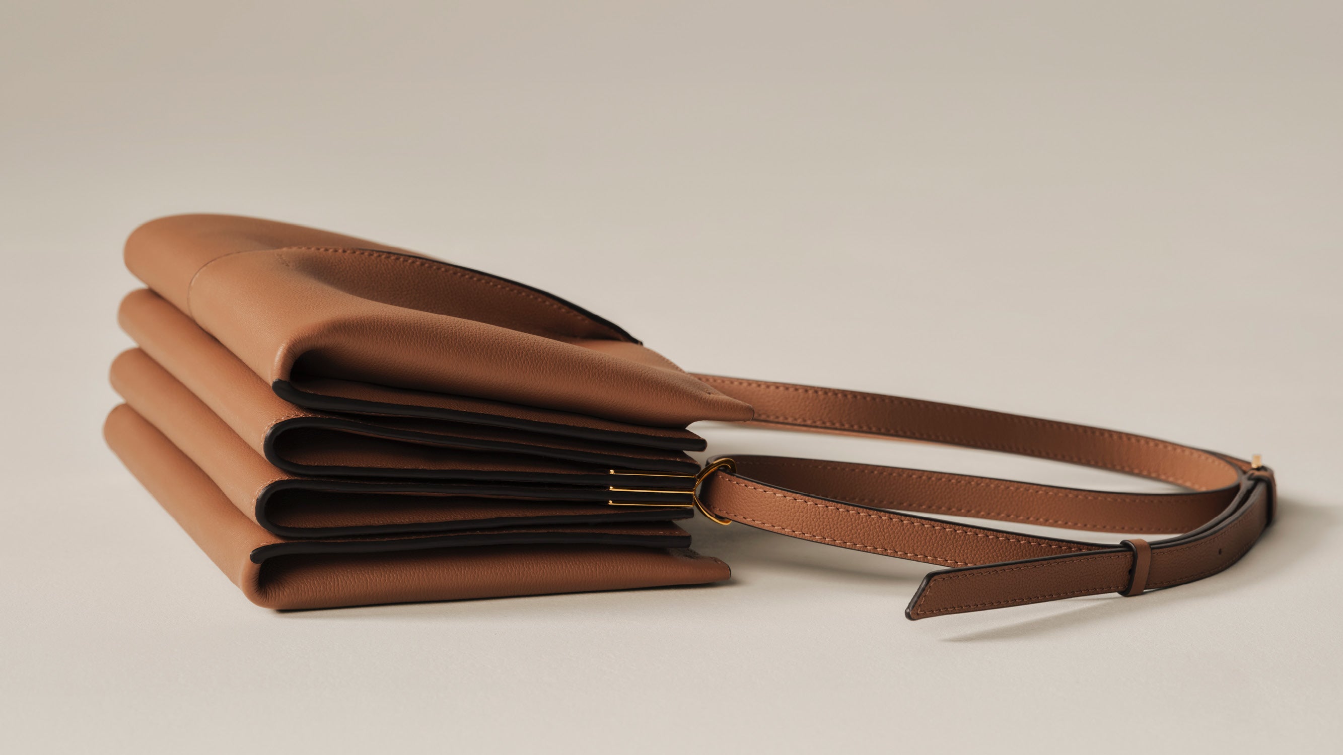 Polène | Bag - Tonca - Duo Camel – Polène EU