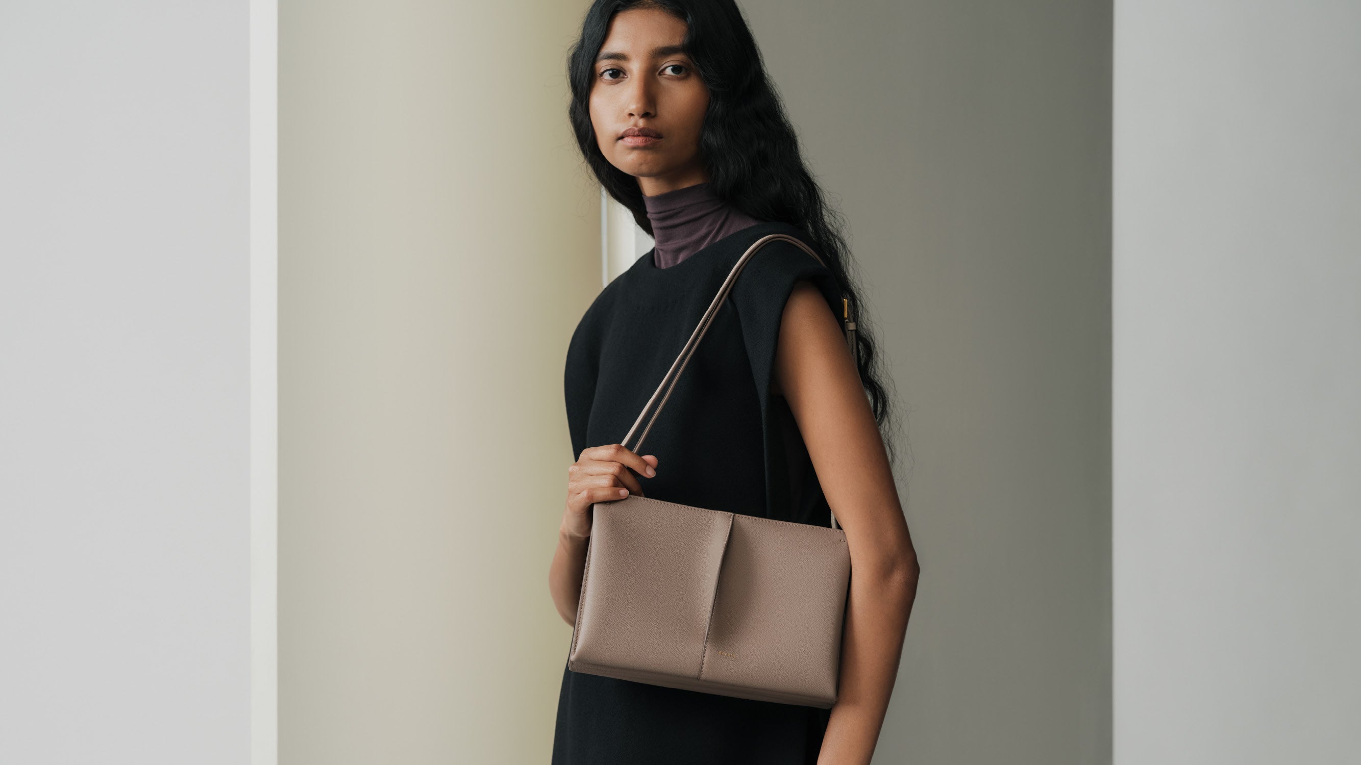 Polène | Bag - Tonca - Duo Camel – Polène EU