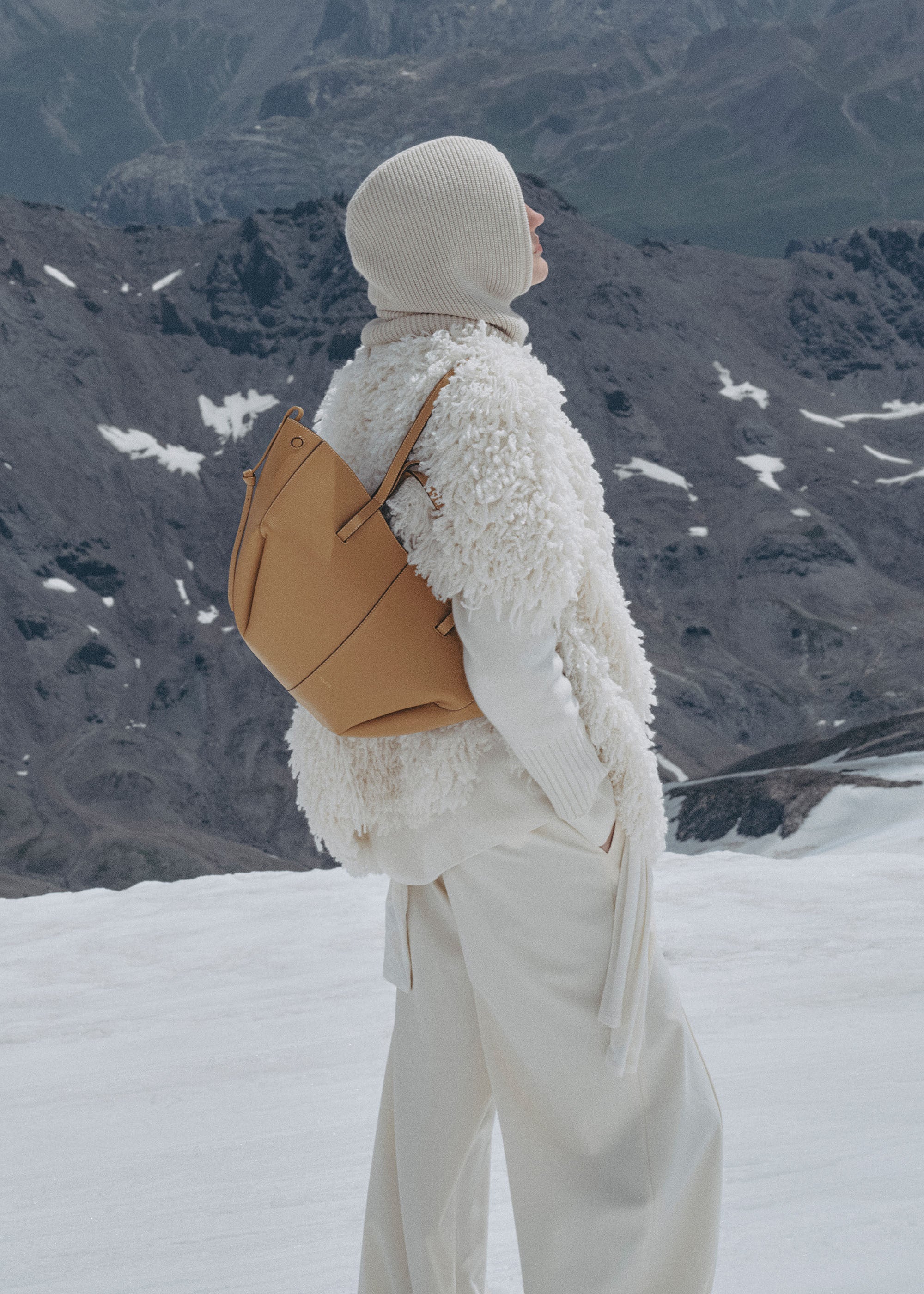 Polène | Bag - Cyme Mini - Textured Ocher – Polène EU