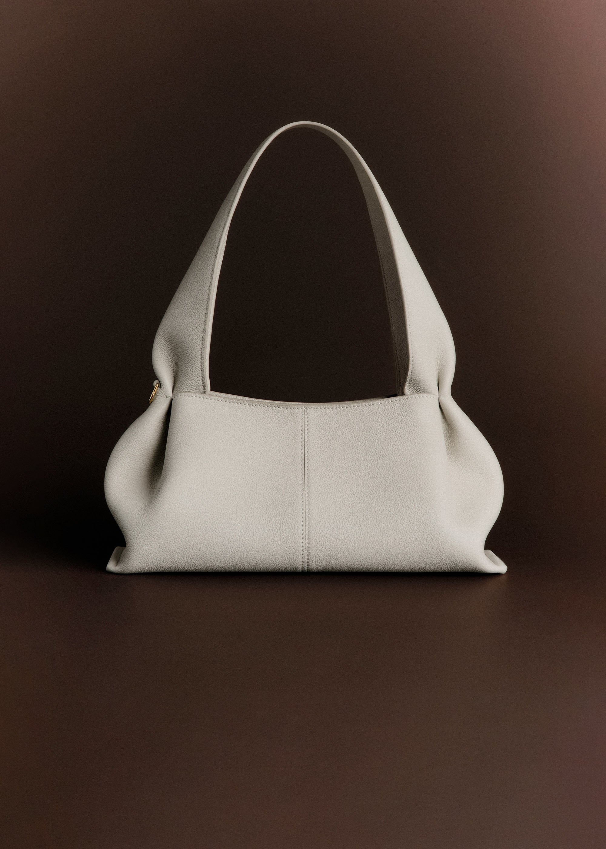 Polène | Bag - Numéro Neuf East-West - Textured Chalk – Polène EU