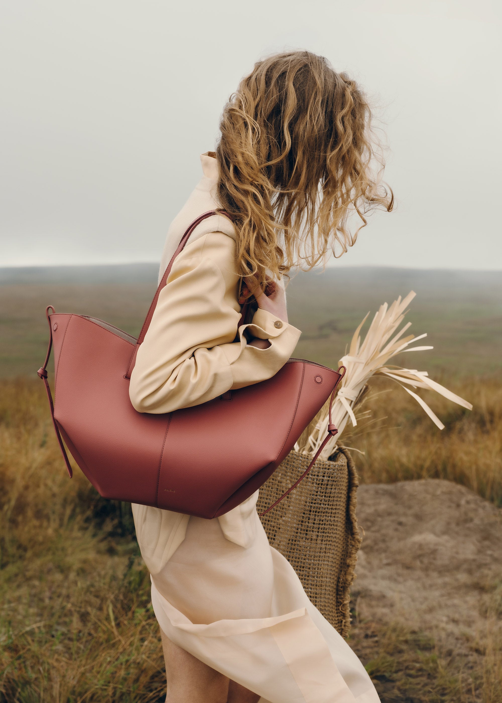 Polène | Bag - Cyme - Textured Terracotta – Polène EU