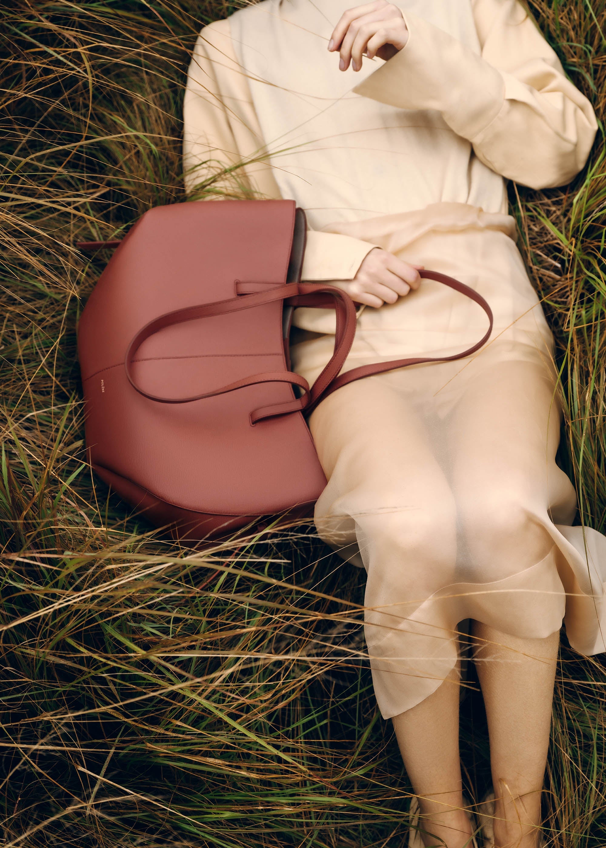 Polène | Bag - Cyme - Textured Terracotta – Polène EU