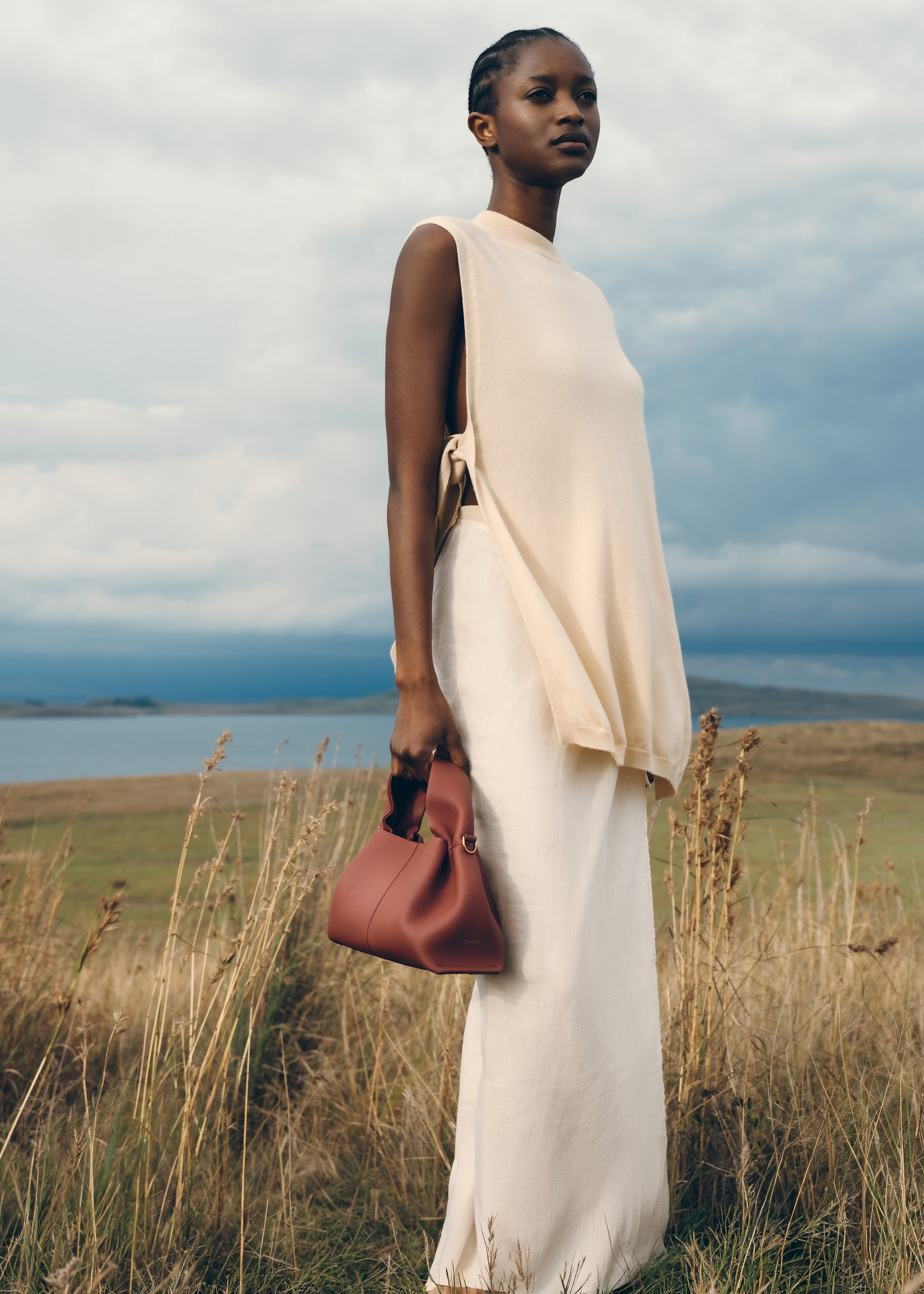 Polène | Bag - Numéro Neuf Mini - Textured Terracotta – Polène EU
