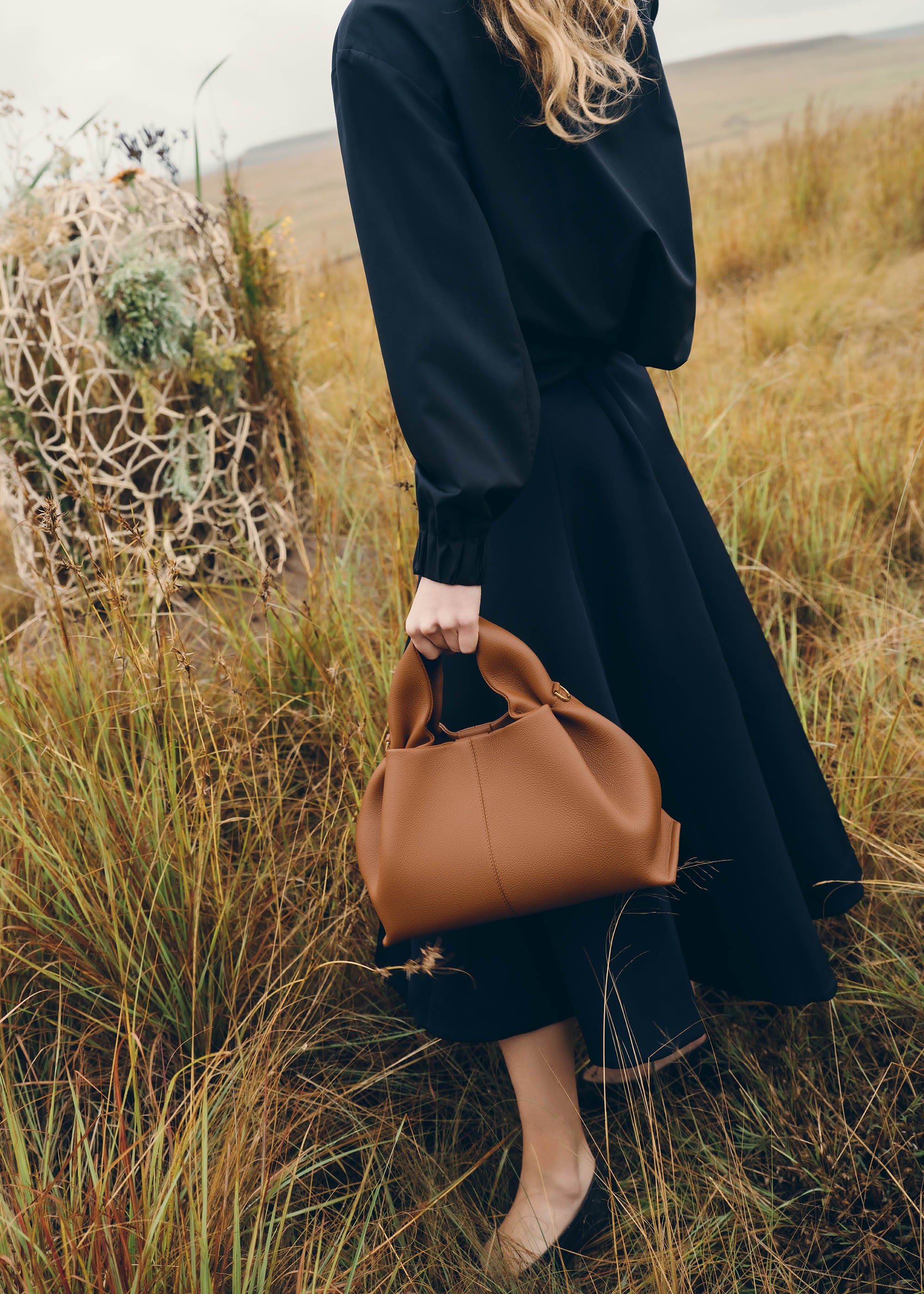 Polène | Bag - Numéro Neuf - Textured Camel – Polène EU