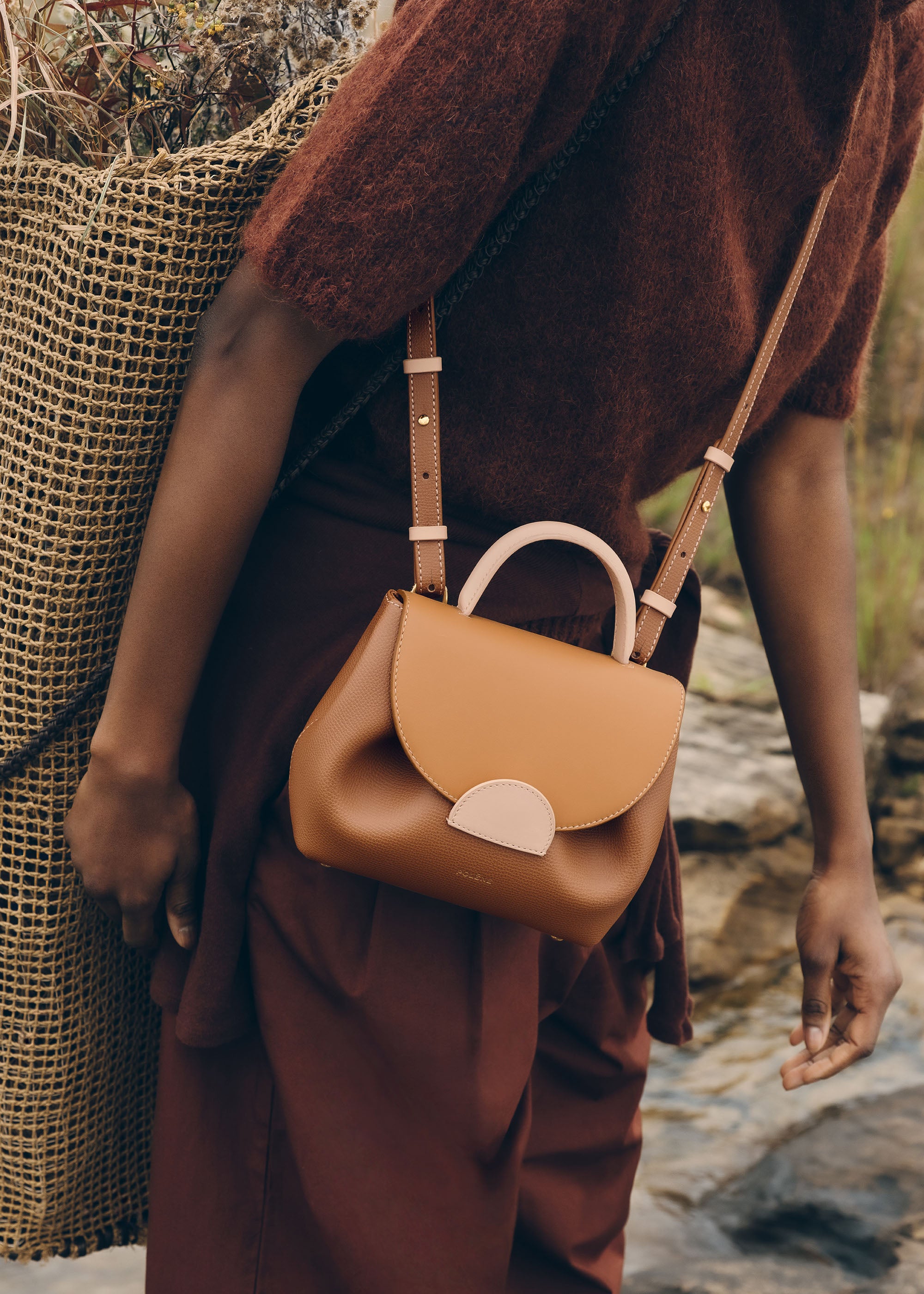Polène | Bag - Numéro Un Nano - Trio Camel – Polène EU