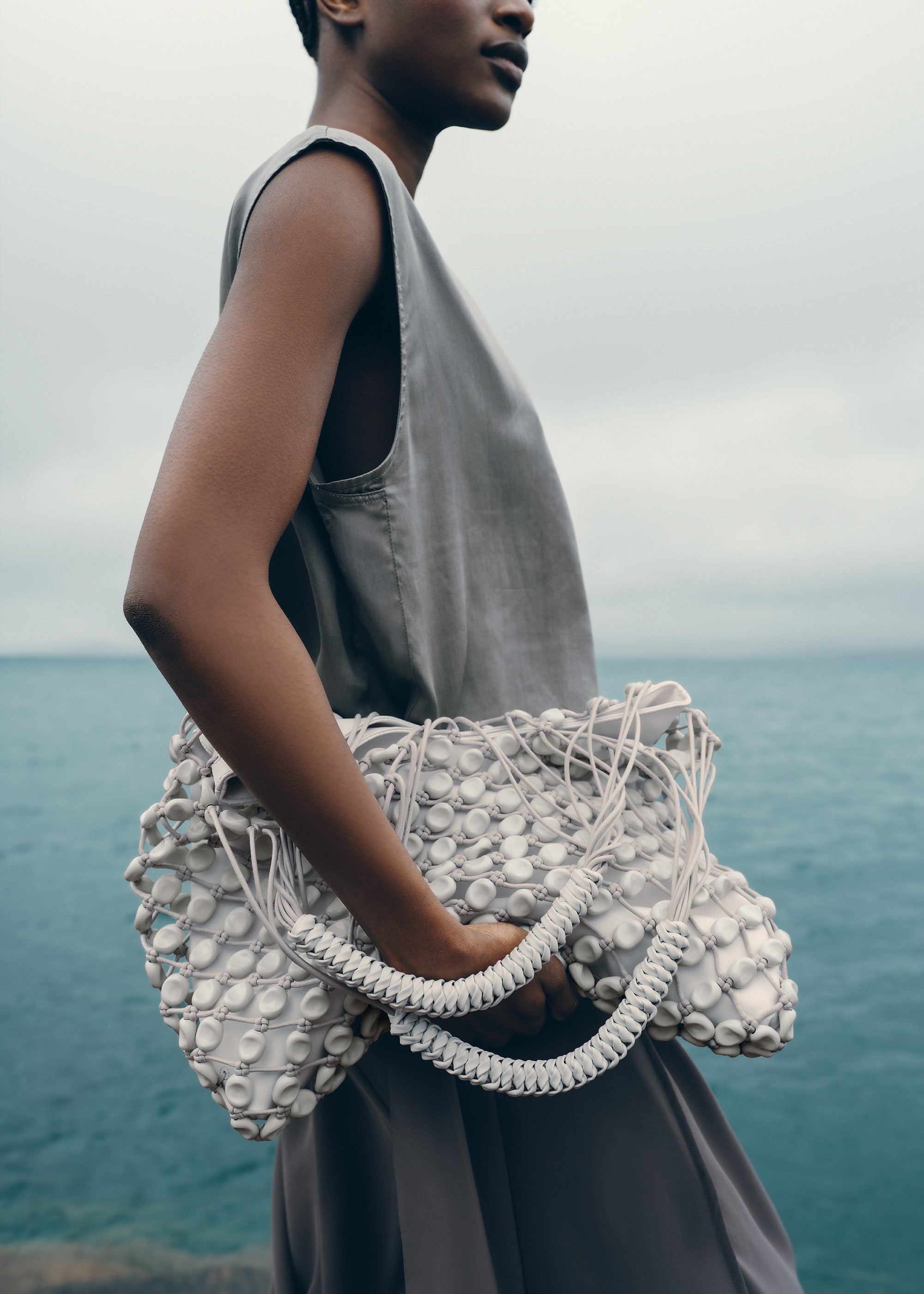 Polène | Bag - Nomad Solé - Porcelain – Polène EU
