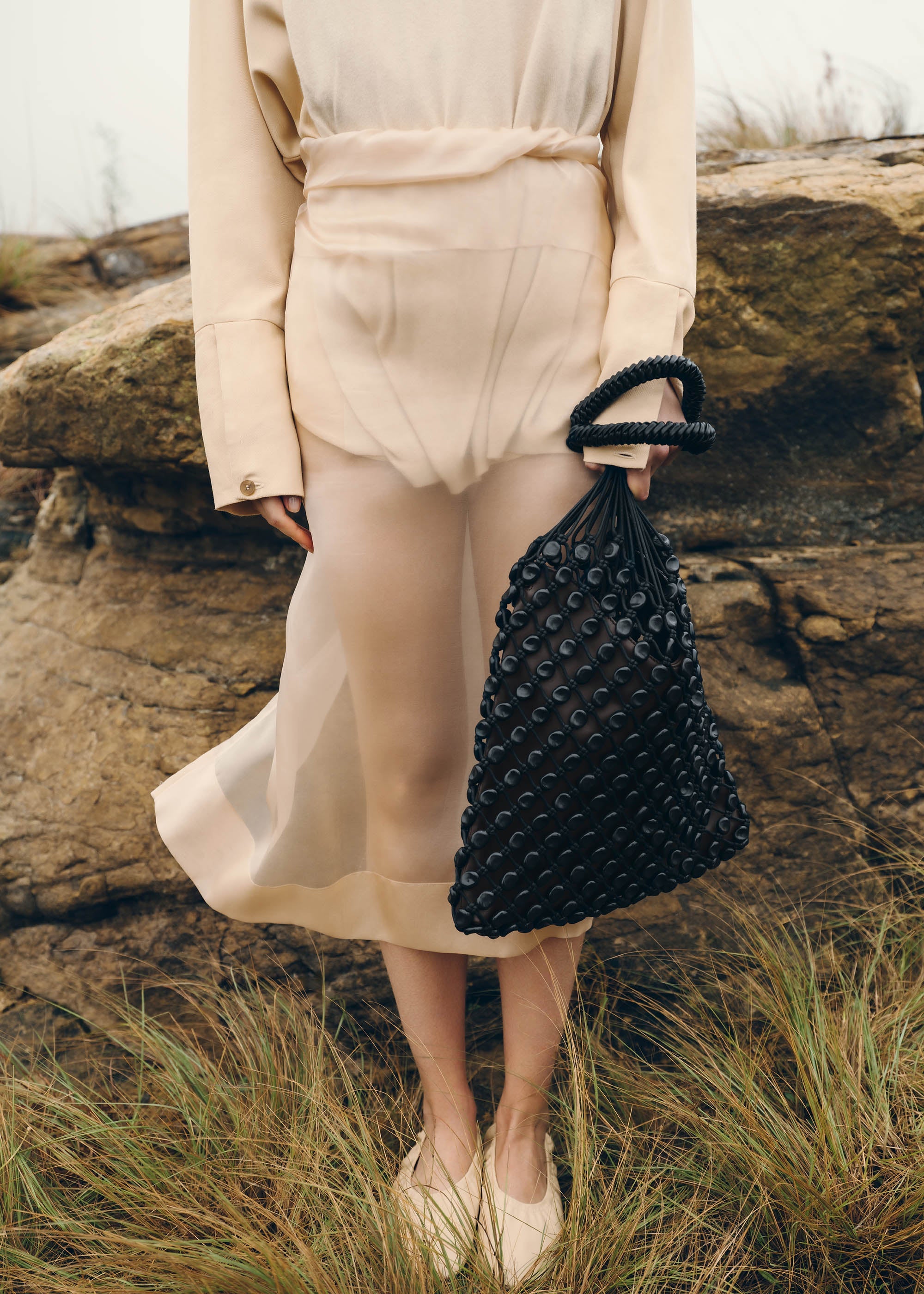 Polène | Bag - Nomad Solé - Ebony Tinted – Polène EU