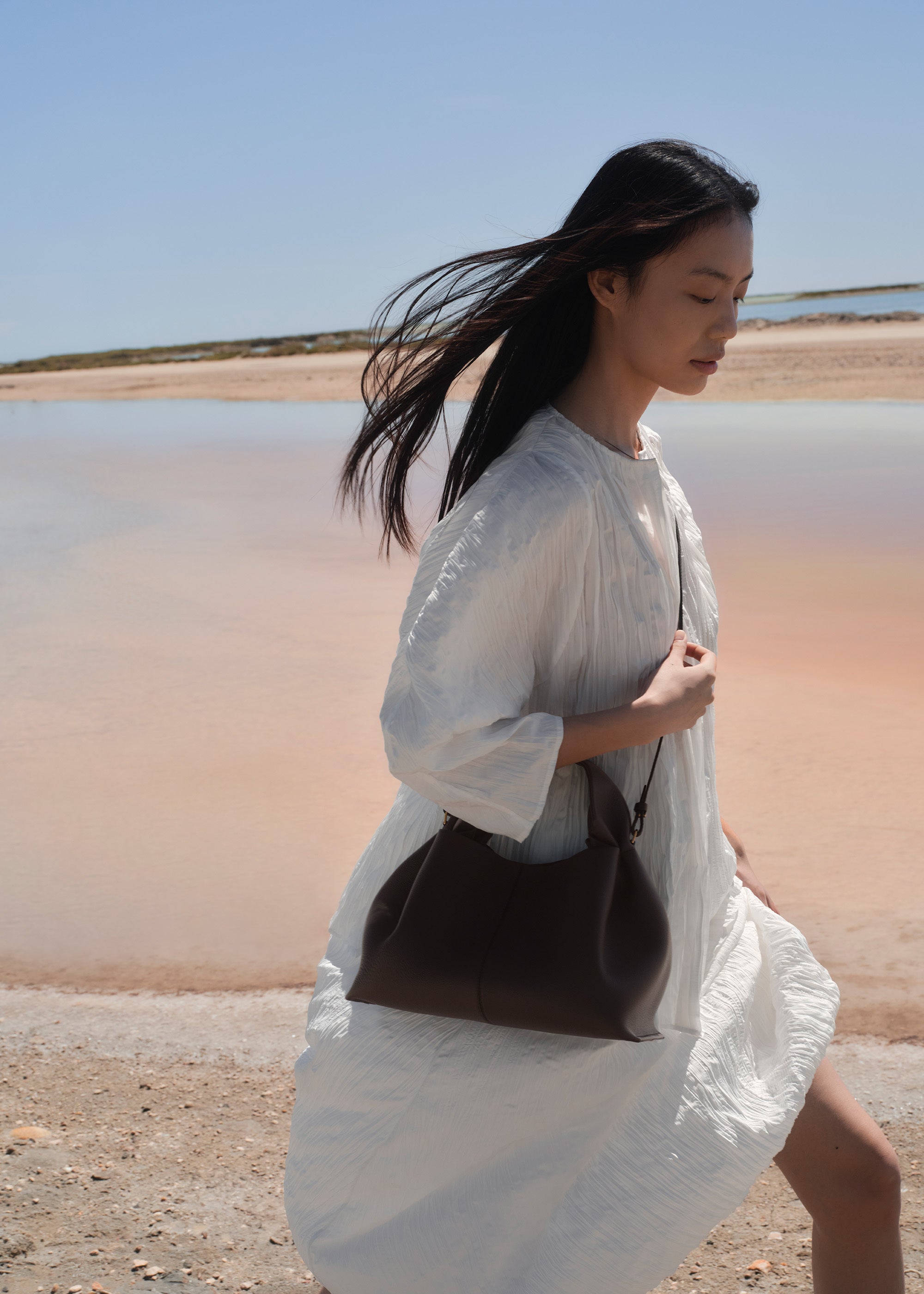 Polène | Bag - Numéro Neuf - Textured Ebony – Polène EU
