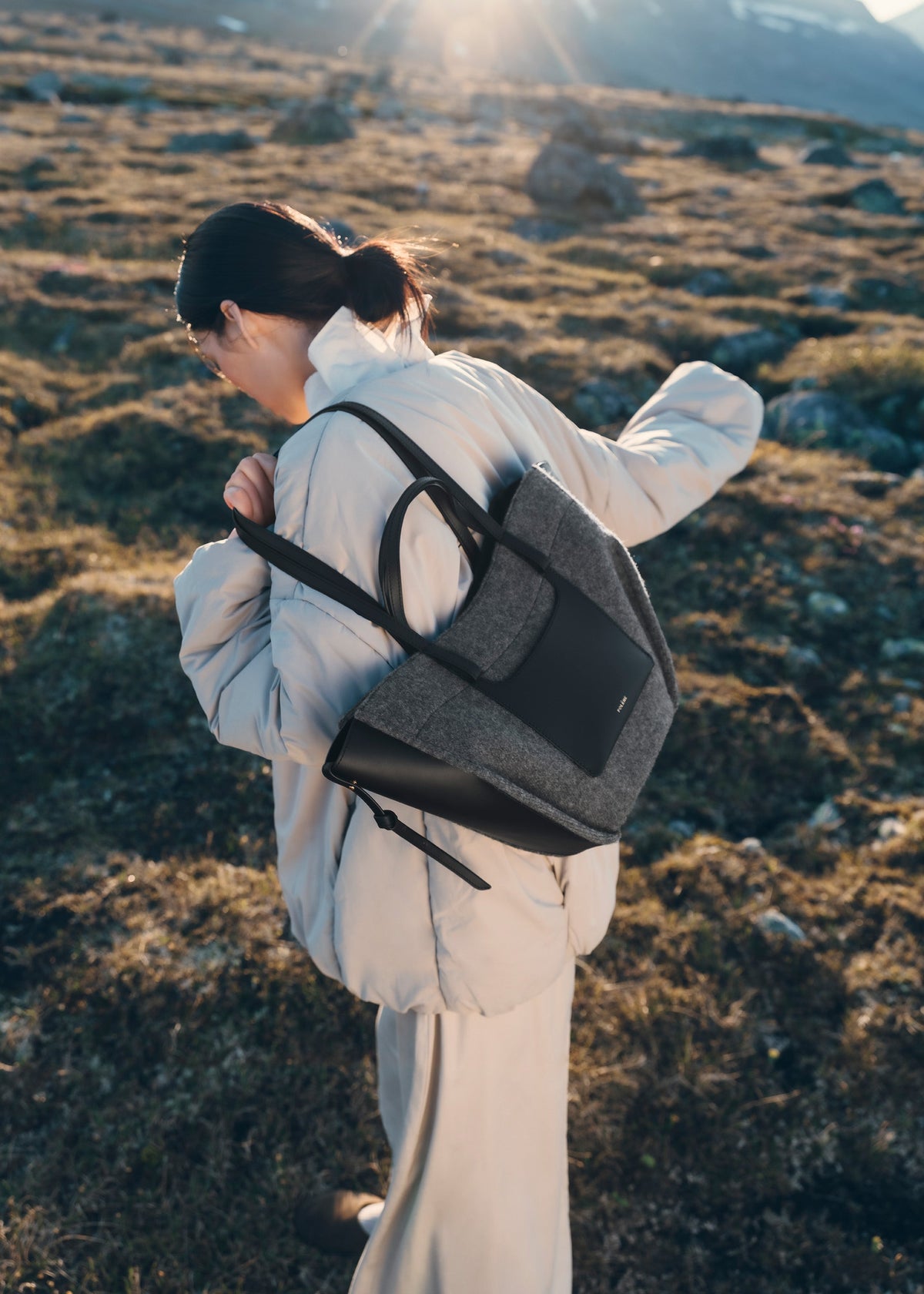 Cyme Mini - Felted Anthracite Black