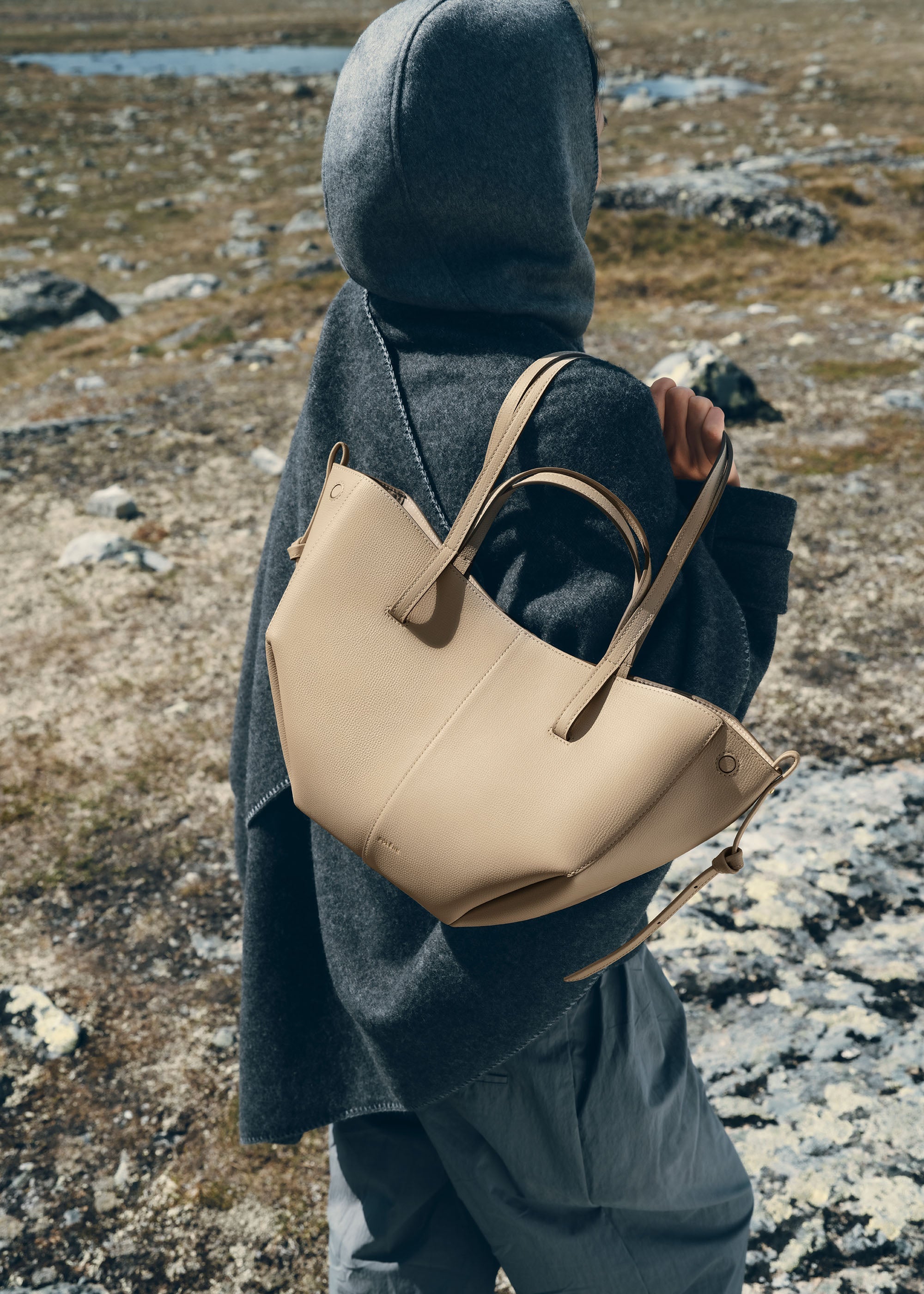 Polène | Bag - Cyme Mini - Textured Glade – Polène EU
