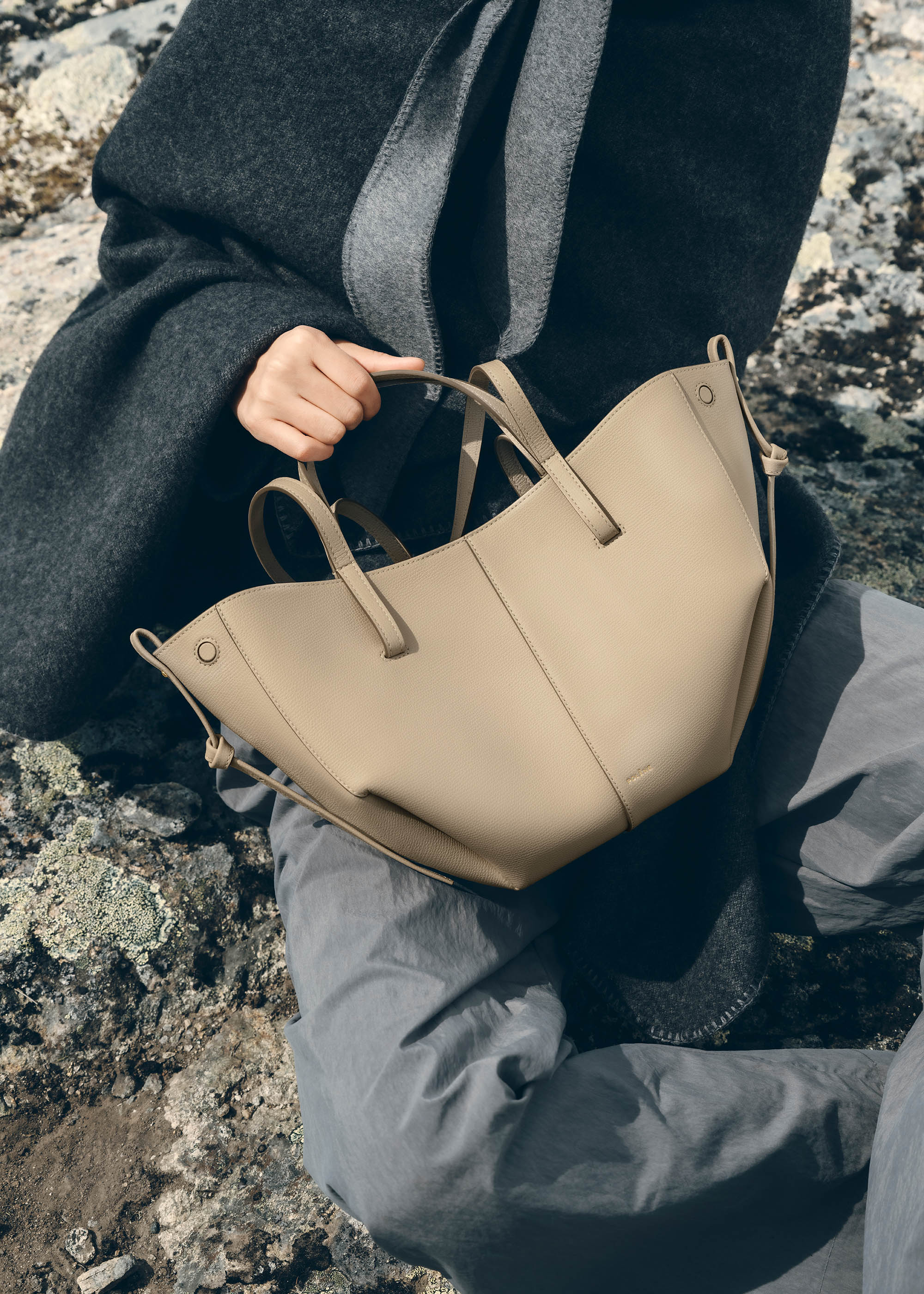 Polène | Bag - Cyme Mini - Textured Glade – Polène EU