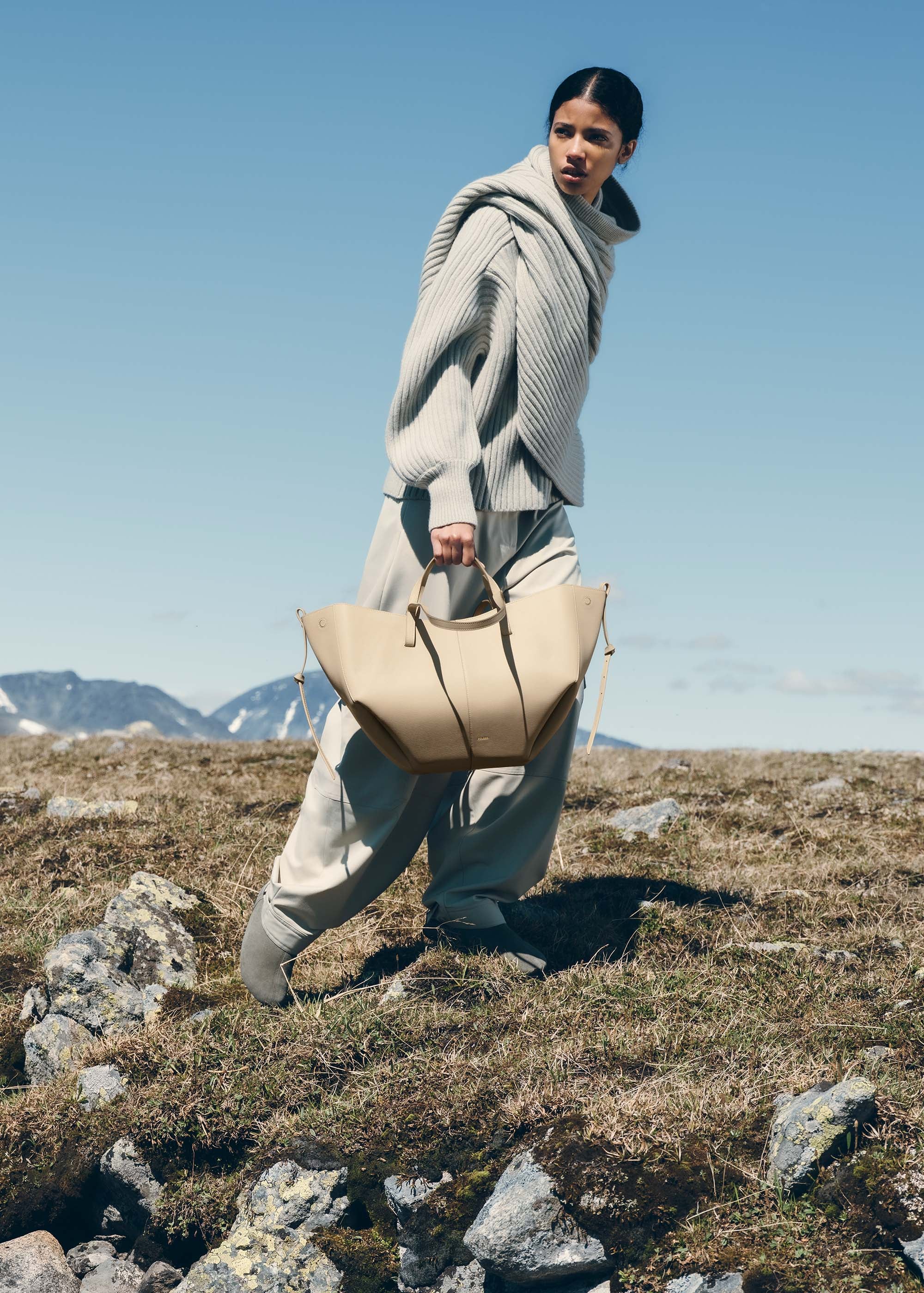 Polène | Bag - Cyme - Textured Glade – Polène EU