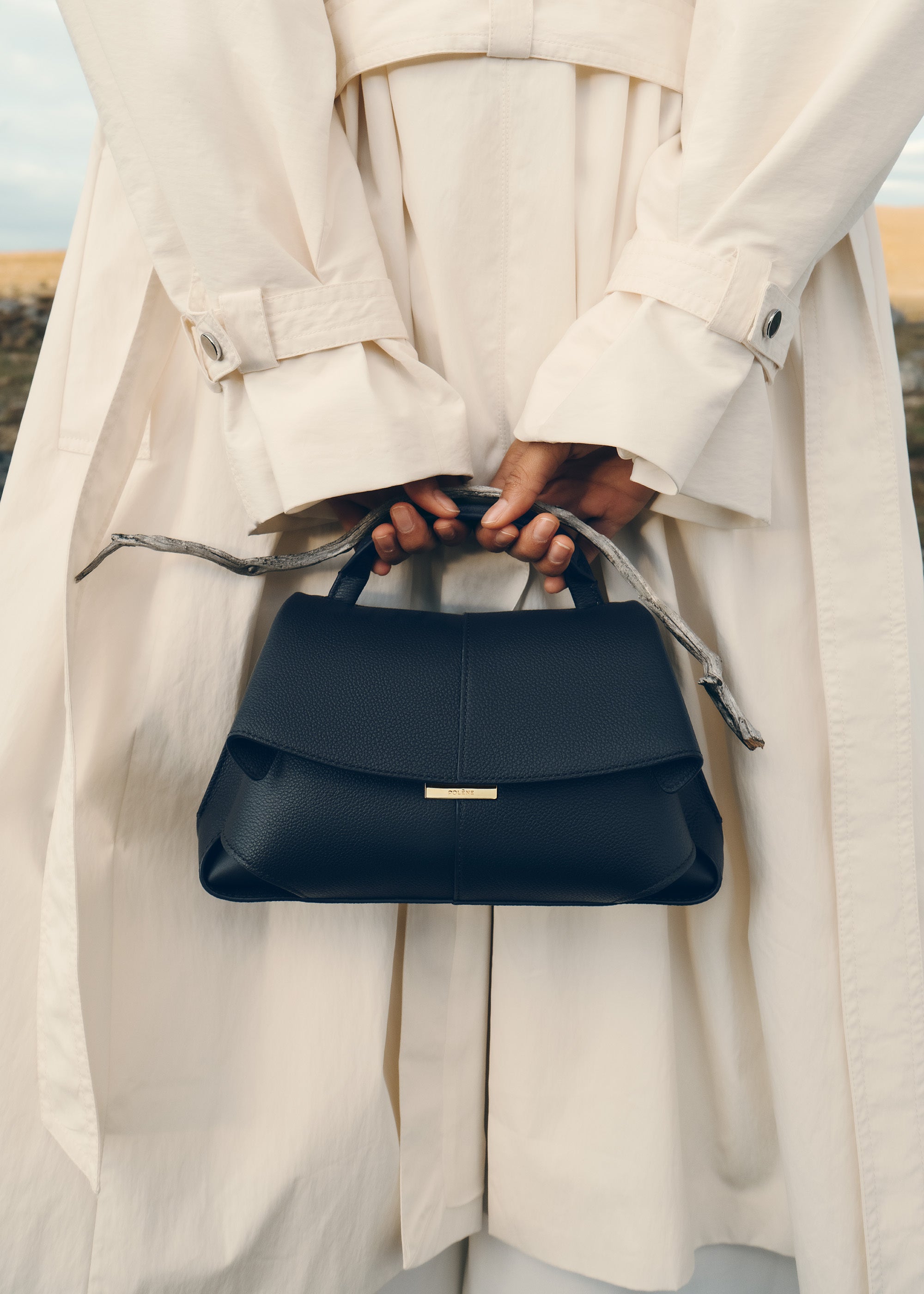 Polène | Bag - Numéro Neuf Mini - Textured Wisteria – Polène EU